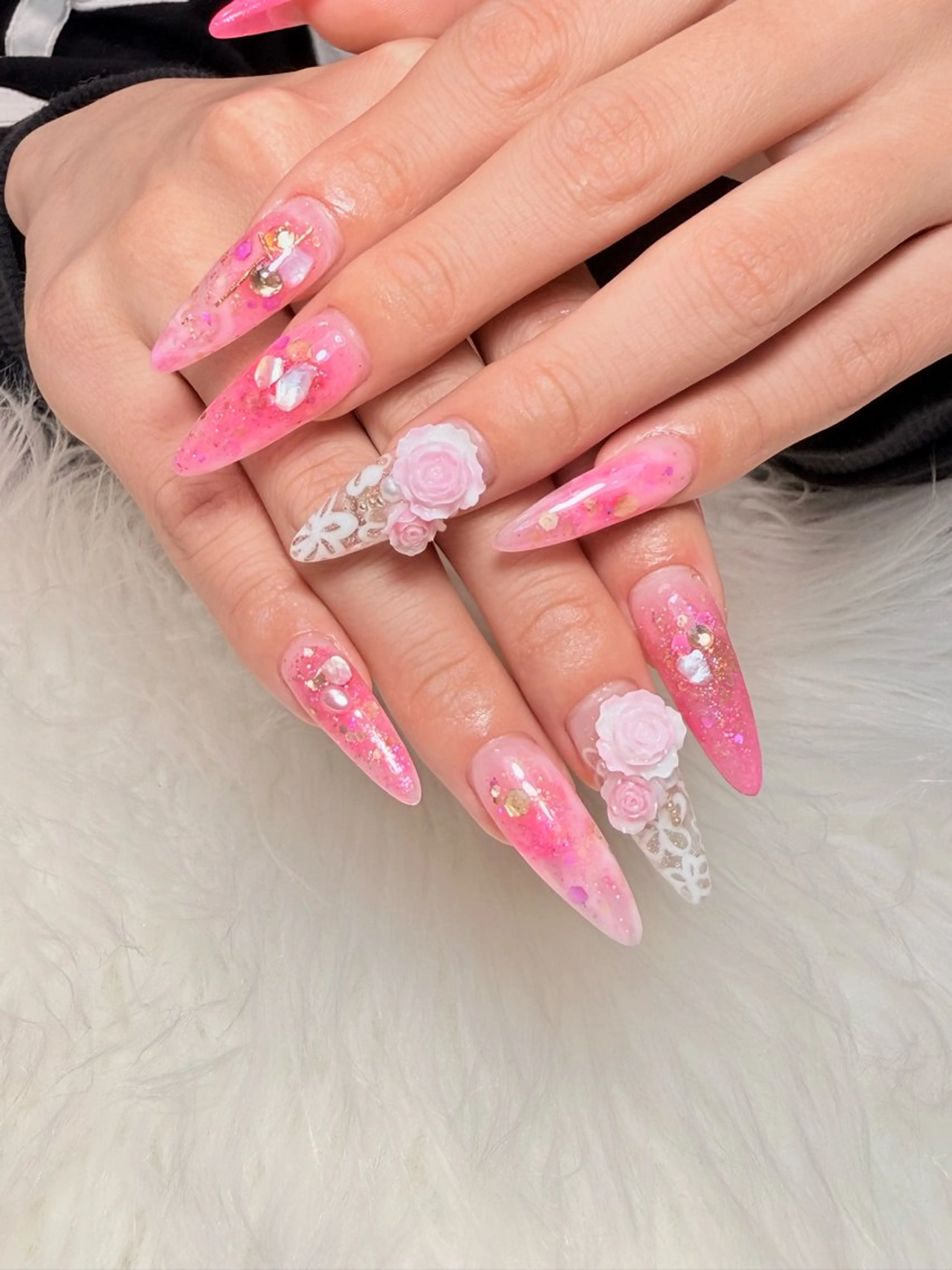 ネイル 長さ出し 持ち込み ネイルチップ 西野 カナのネイルデザイン