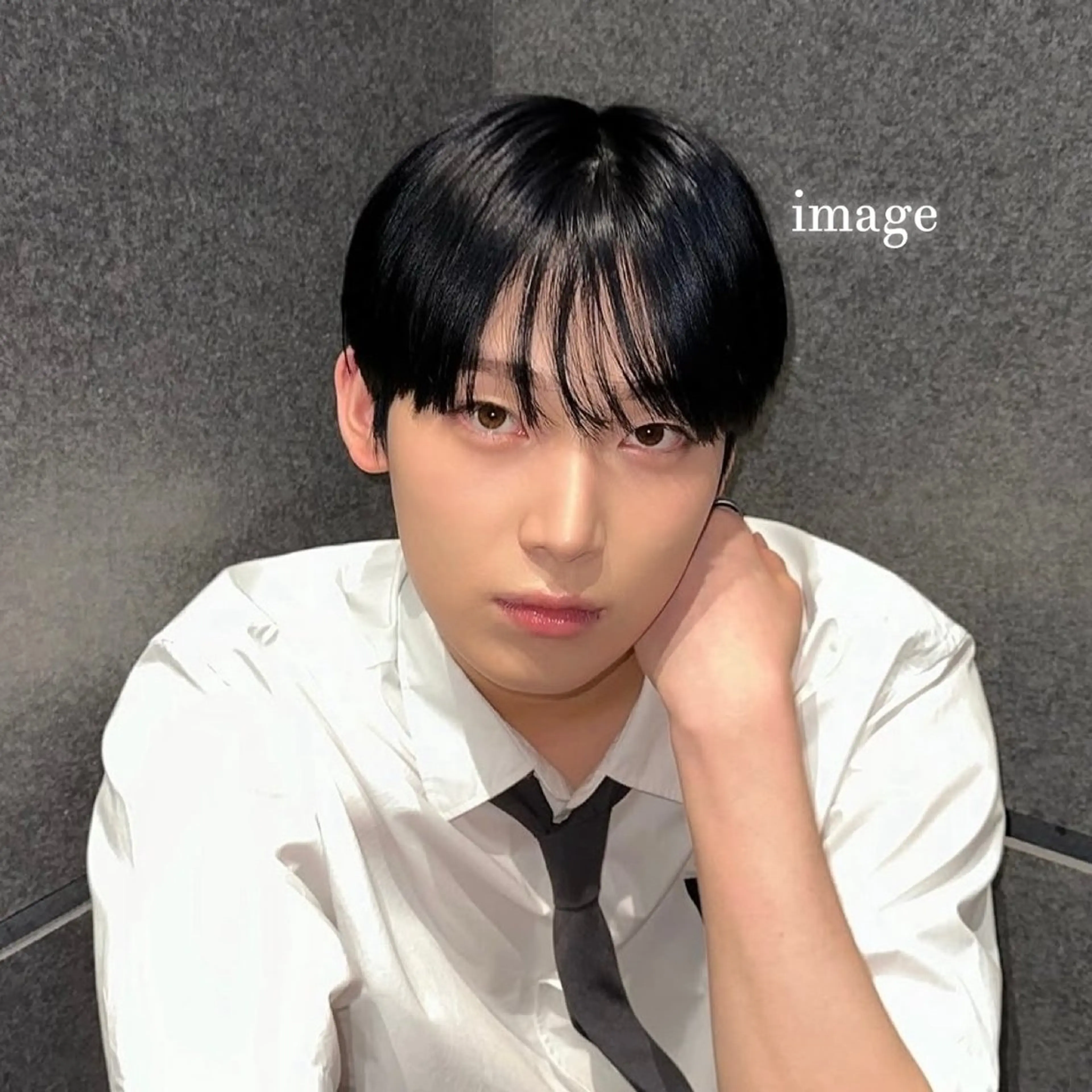 🇰🇷暗髪でも透明感✨メンズカラー🧊×シャンプーブローの写真