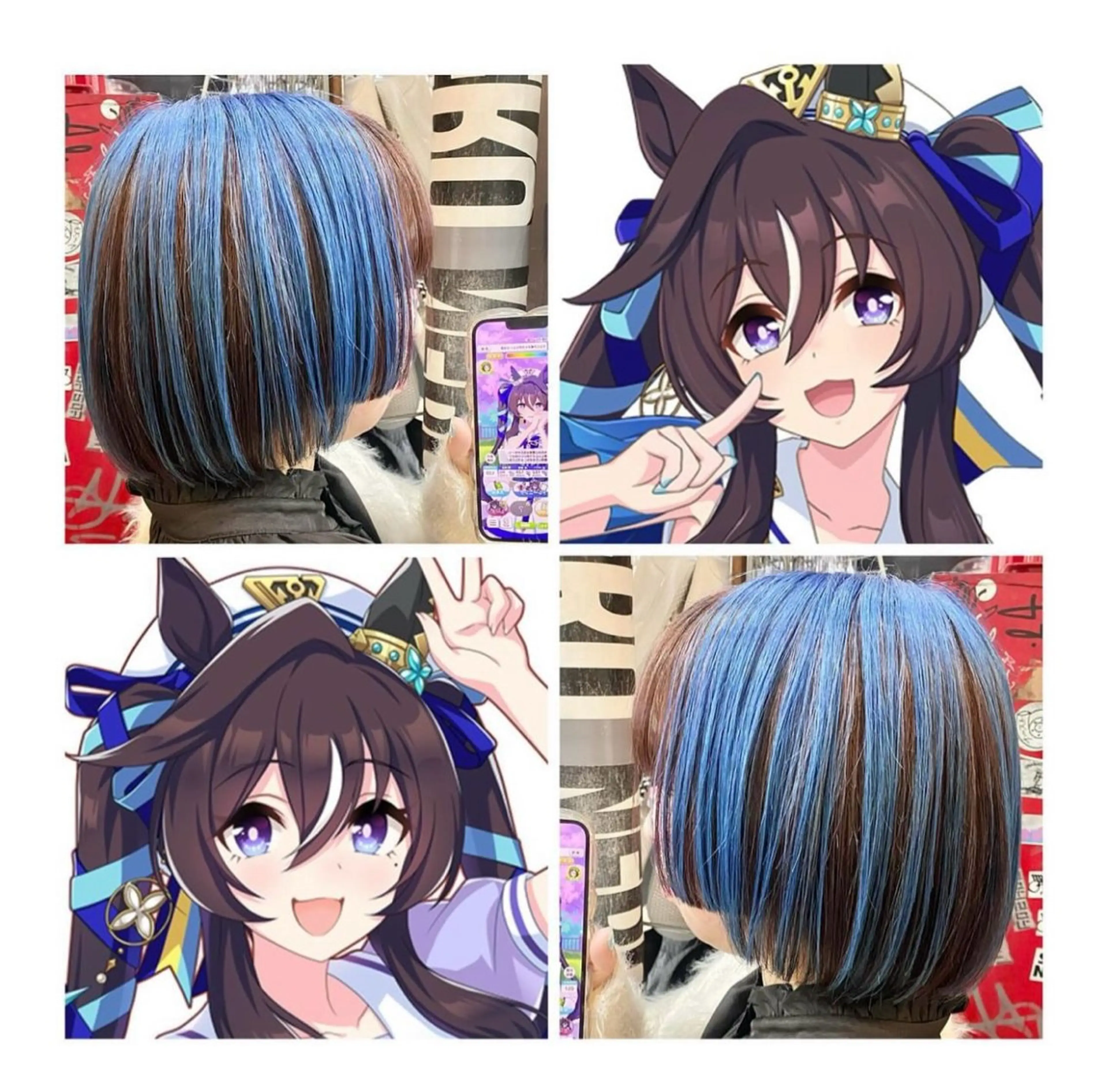 ショート カラー ヘアカラー GARU-ガル-所属・TSUNO🦖 派手髪/オタク美容師のヘアスタイル