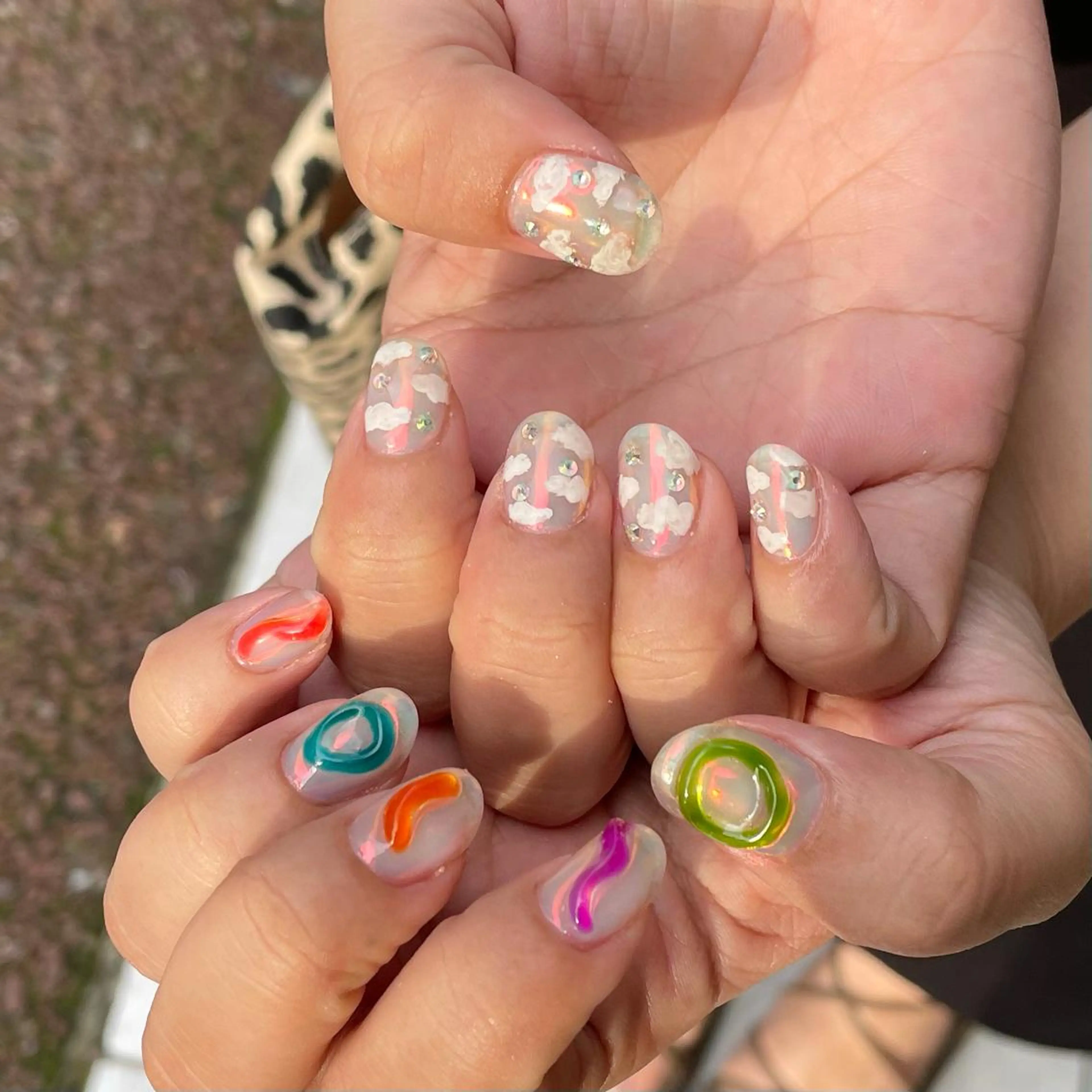 ネイル ハンドネイル 新井 ひなののネイルデザイン