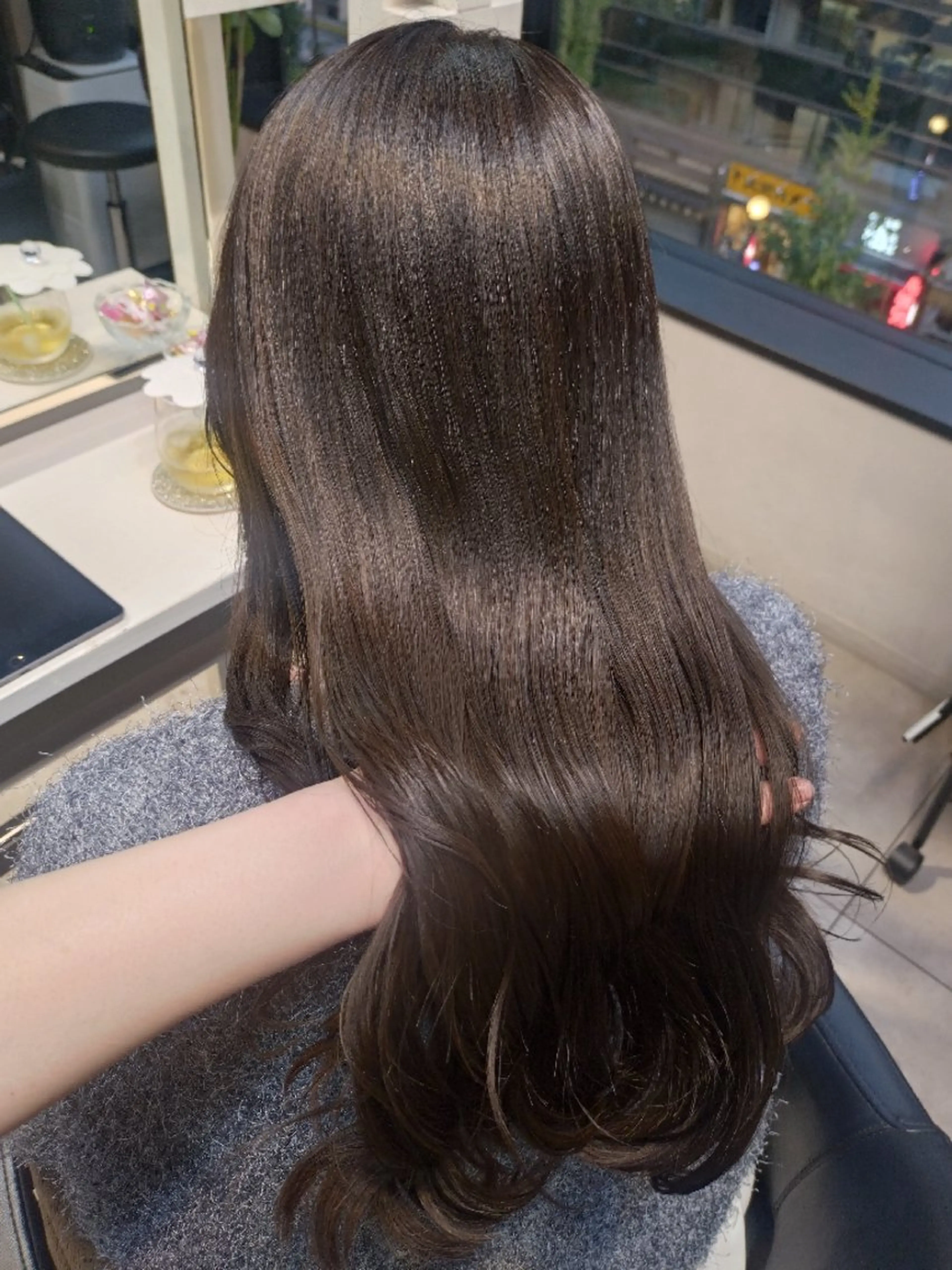 ロング カラー カット ヘアカラー トリートメント ヘアアレンジ/柔らか 艶カラー/AKARIのヘアスタイル
