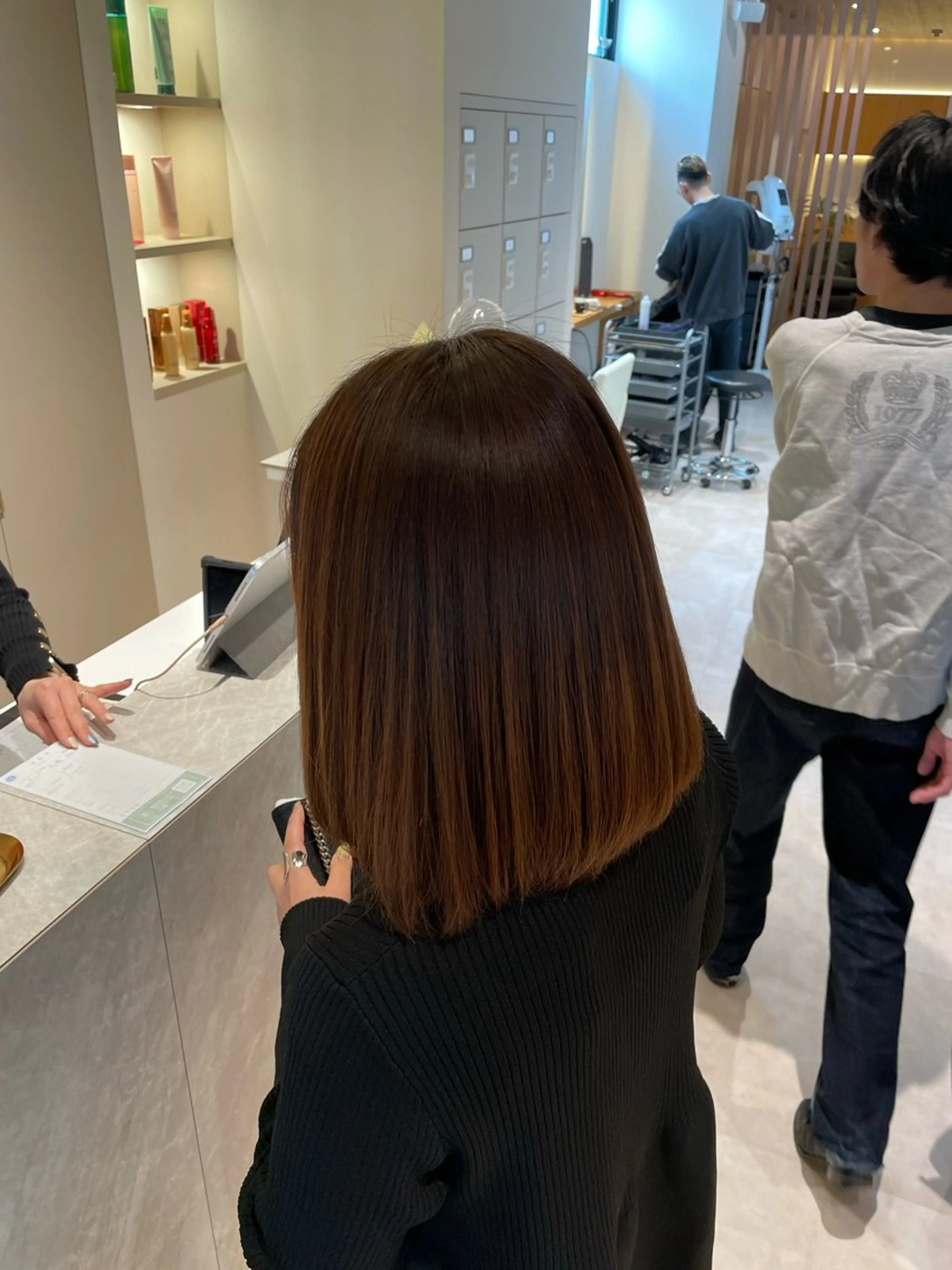 ミディアム ヘアカラー トリートメント 脱白髪染め白髪ぼかし TERA（寺崎）のヘアスタイル