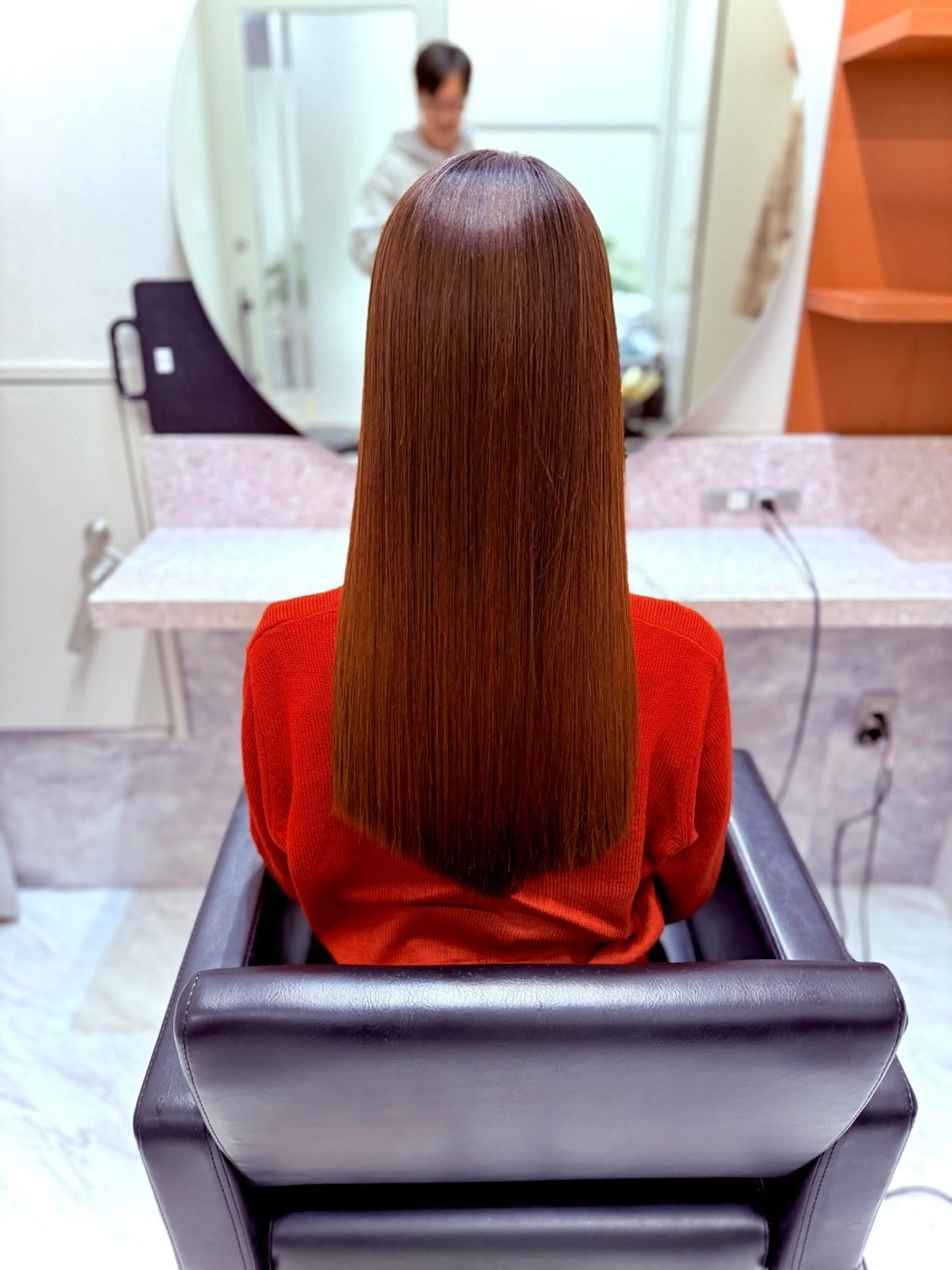 ロング カット ヘアカラー 縮毛矯正 トリートメント JYO 髪質改善専門家のヘアスタイル