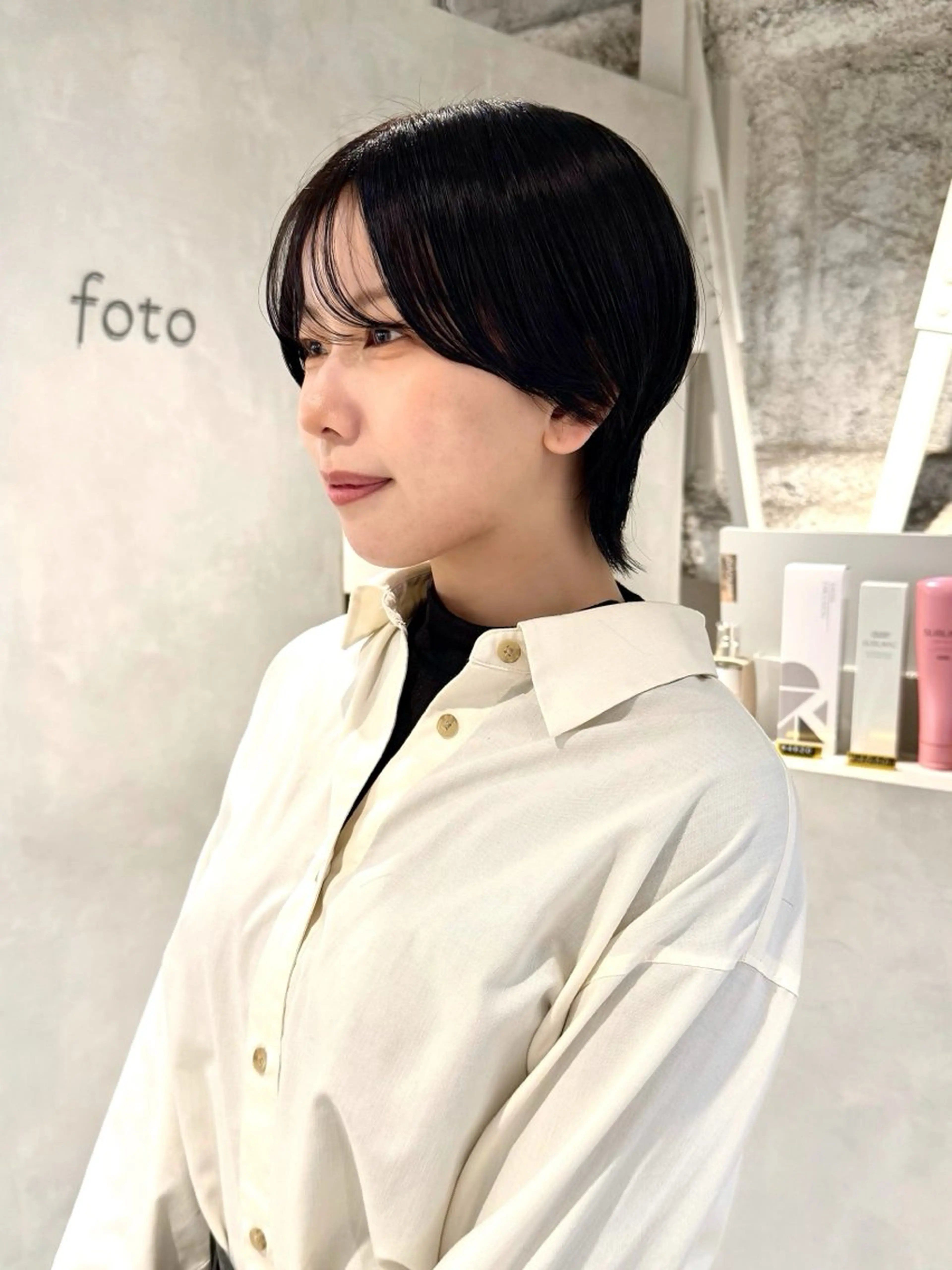 ショート カット ヘアカラー 骨格診断で絶対可愛い ✨丸みショート✨凌弥のヘアスタイル