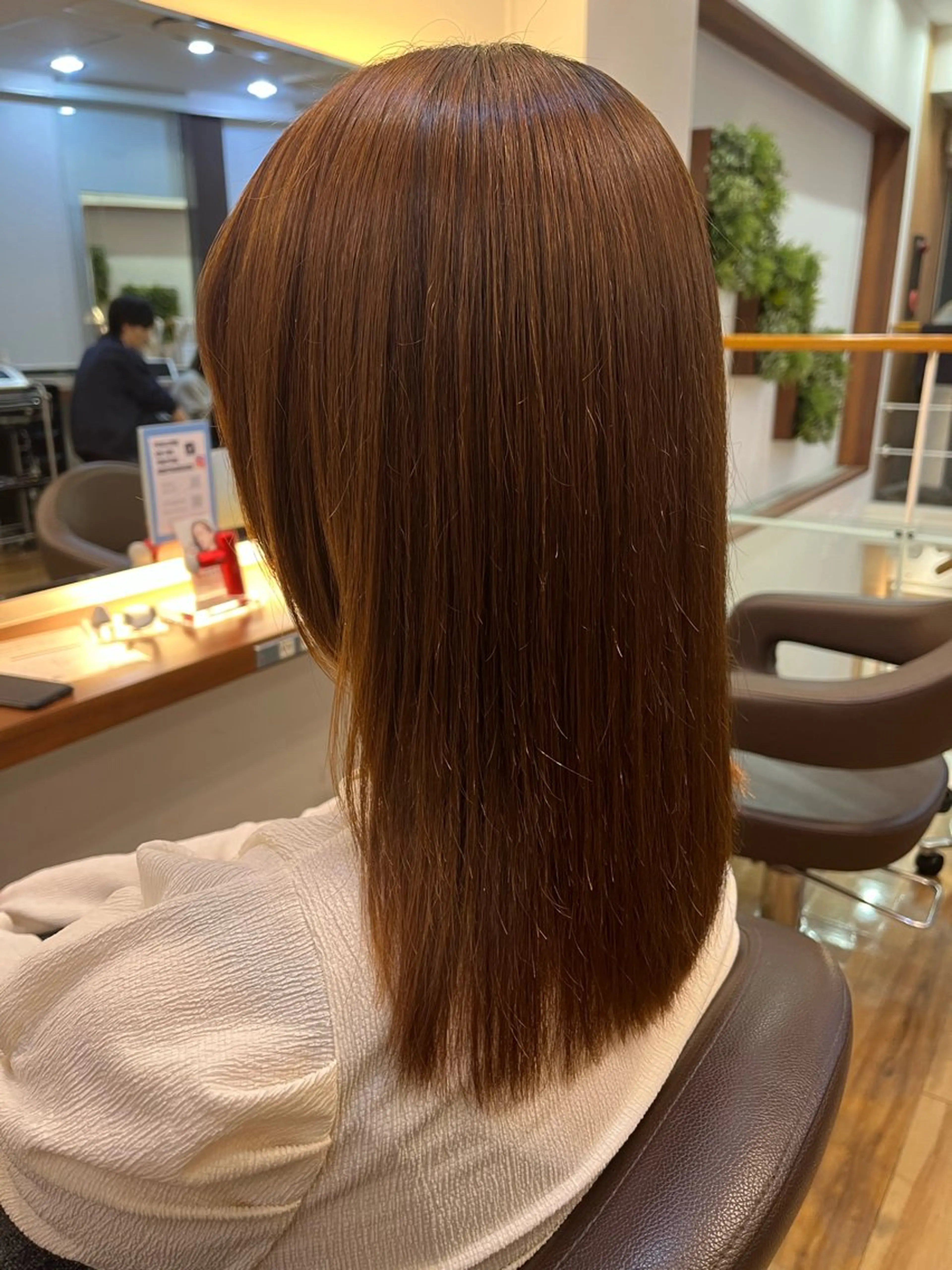 セミロング 縮毛矯正 縮毛矯正 すばる/縮毛矯正 /似合わせカラーのヘアスタイル