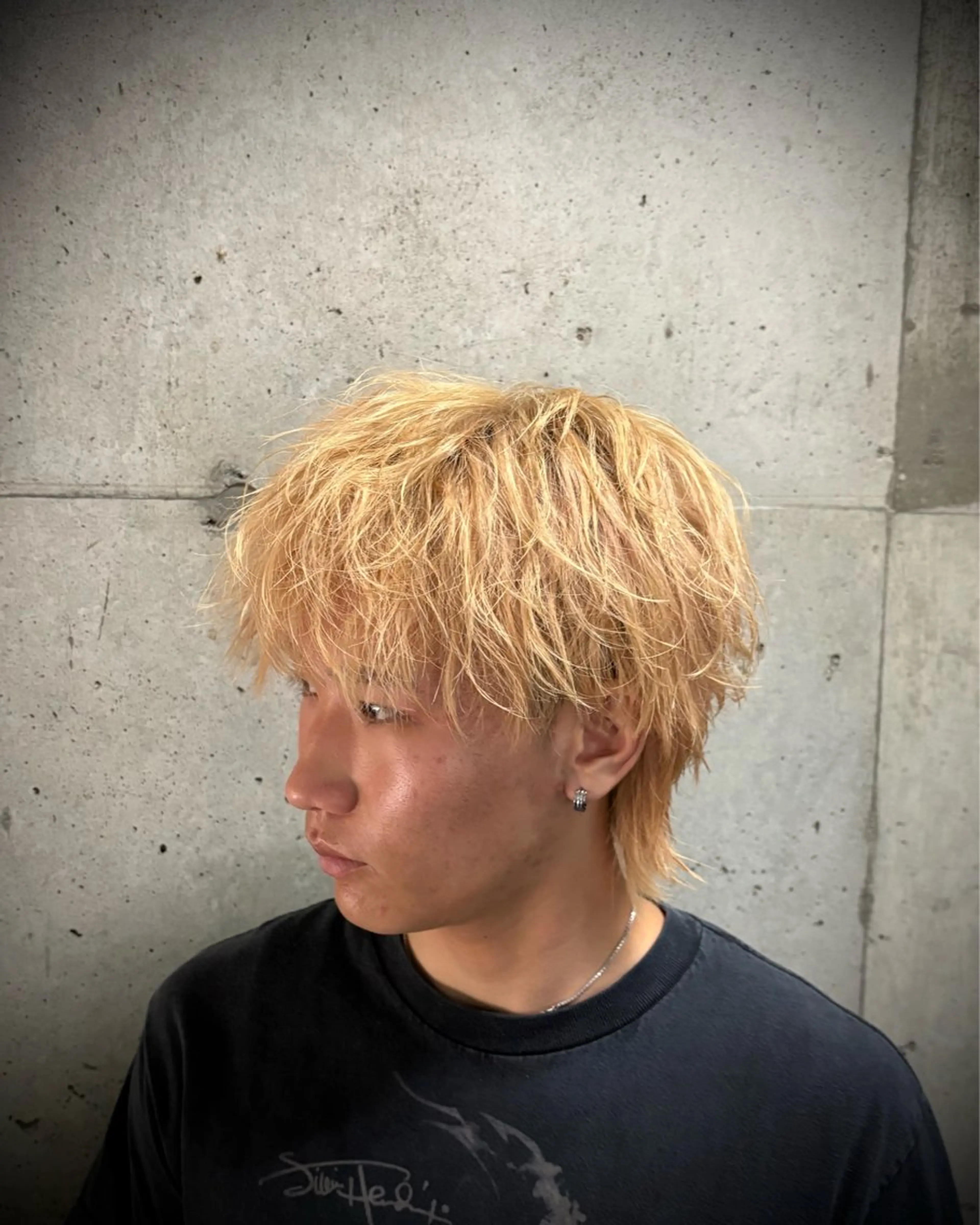 カラー メンズ ベージュカラー カット ヘアカラー 永井 皓大のヘアスタイル