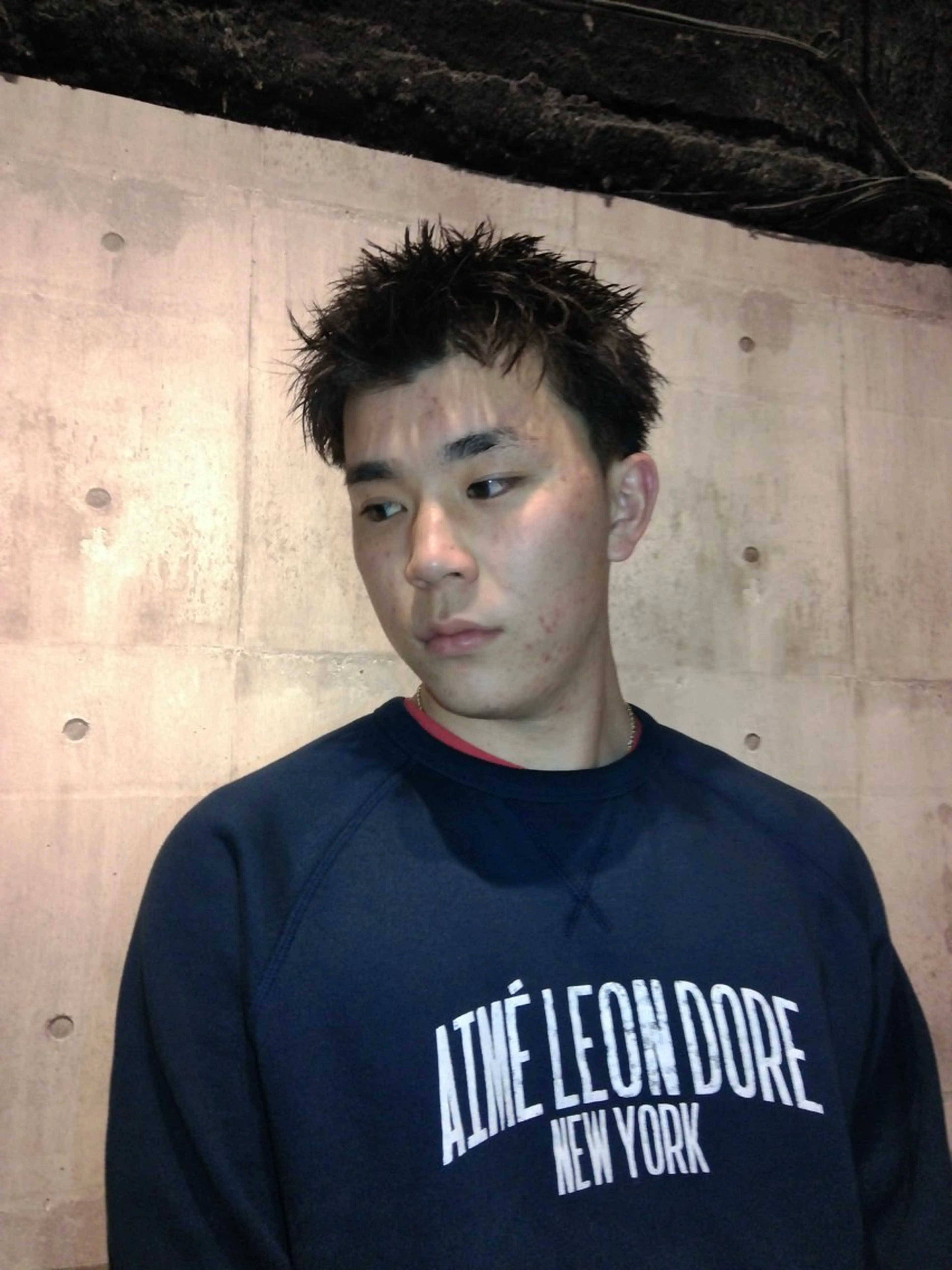 メンズ メンズベリーショート カット 窪田 力也のヘアスタイル