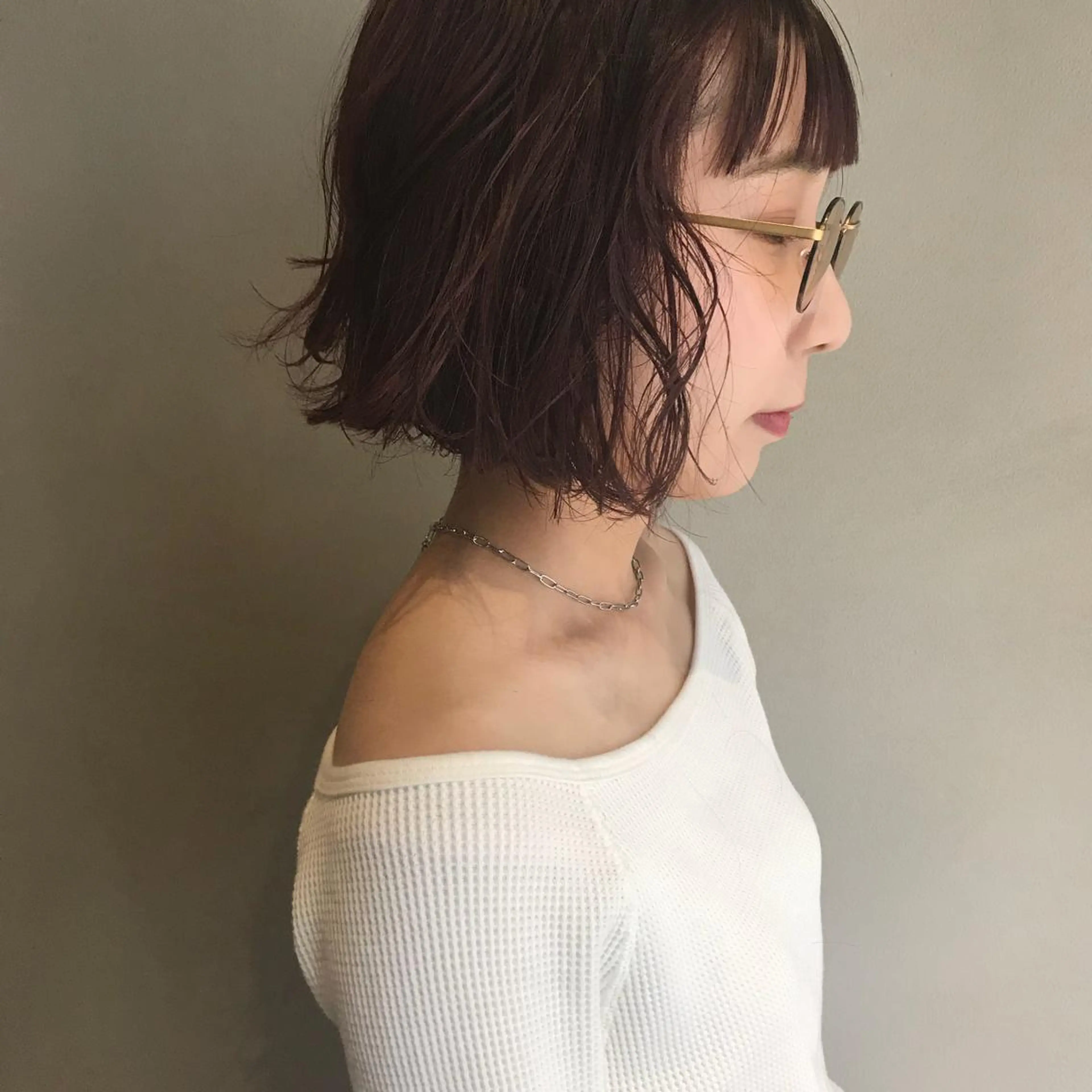 ミディアム カラー カット ヘアカラー トリートメント レイヤー/ブリーチ HIKARU ♡のヘアスタイル