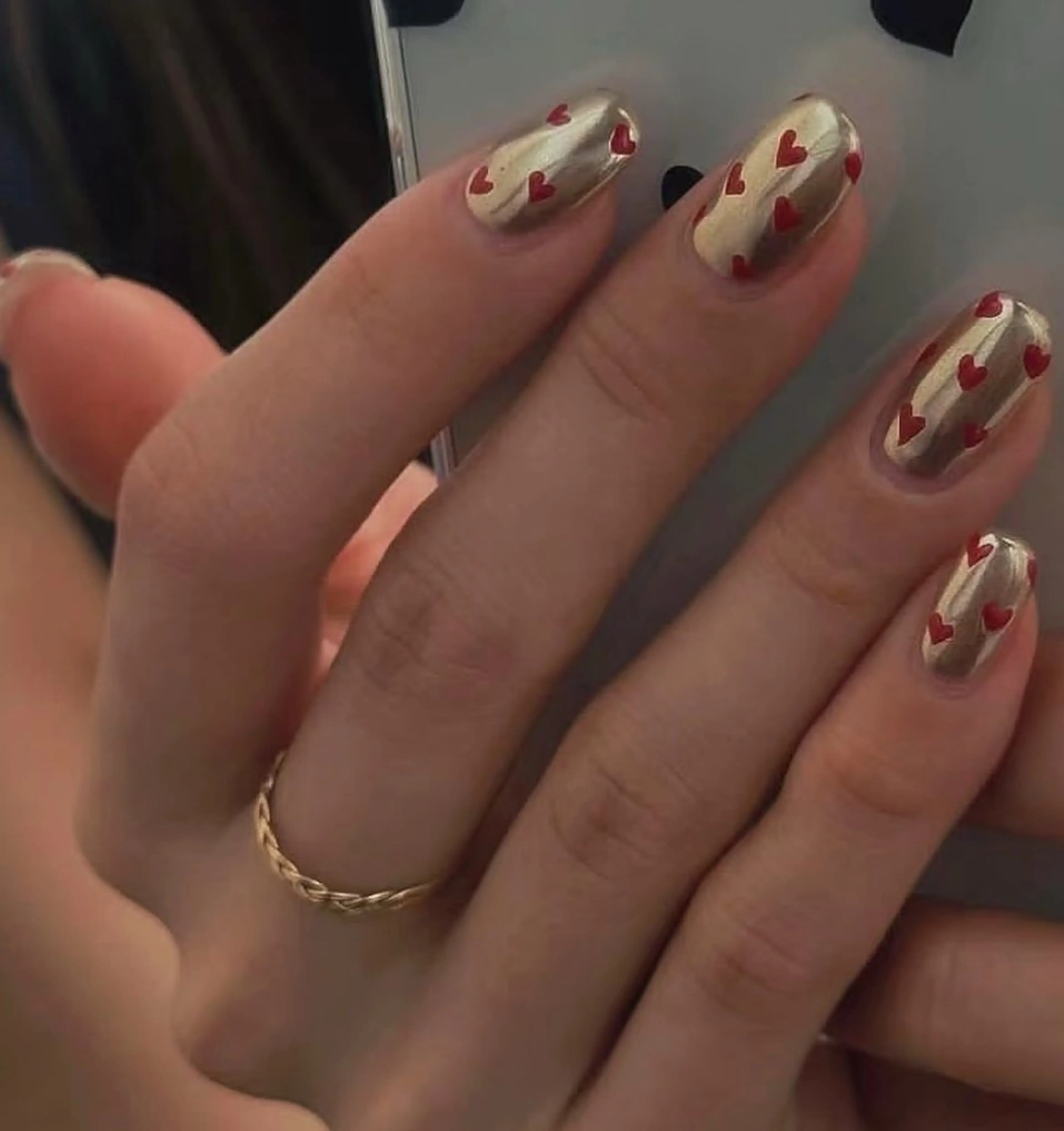 ネイル アートネイル チークネイル フレンチネイル ガラスフレンチ マグネットネイル ハンドネイル 🎀🎀YooLi Nail Salonのネイルデザイン