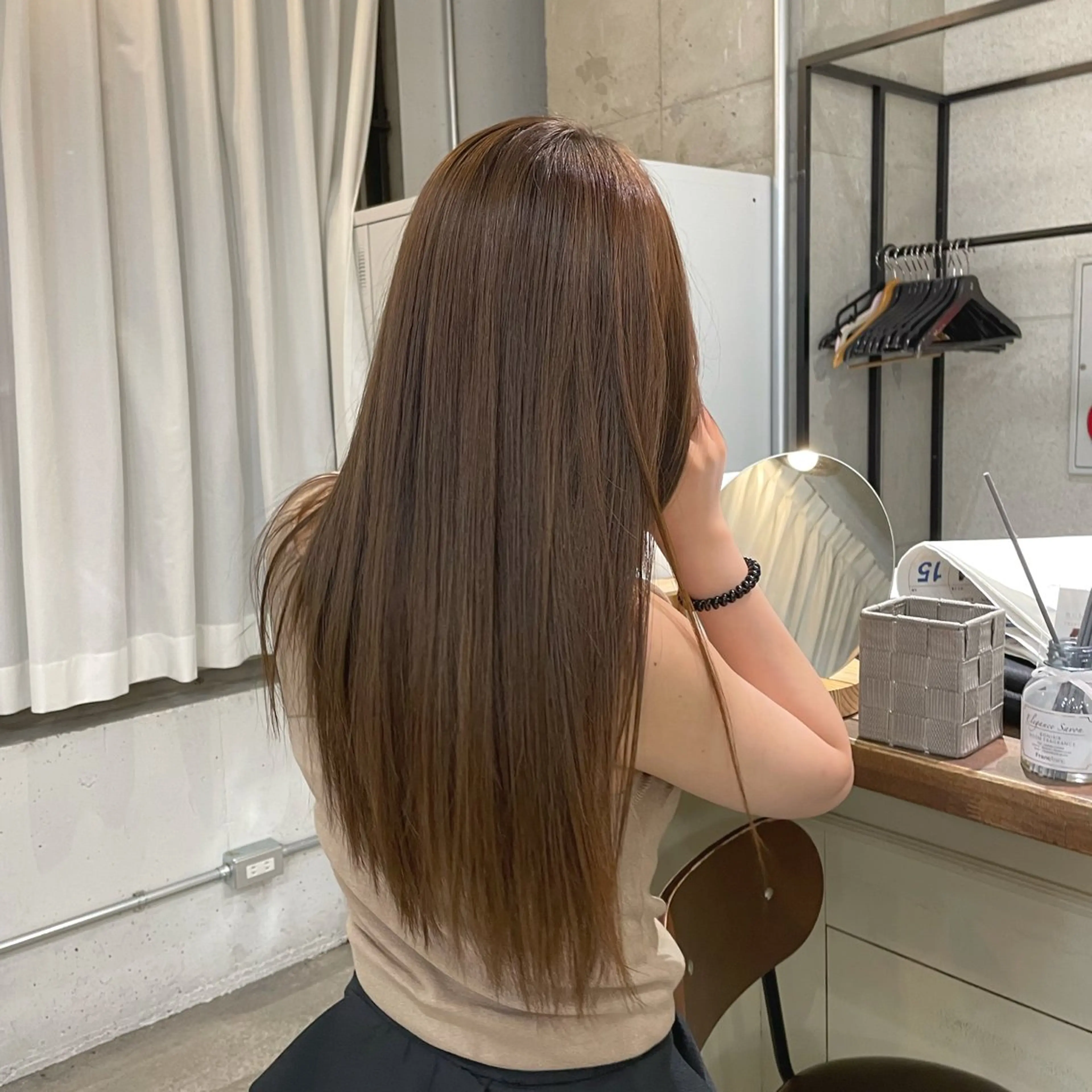 ミディアム トリートメント 透明感カラー🪡🤍 nanao🤍🪡のヘアスタイル