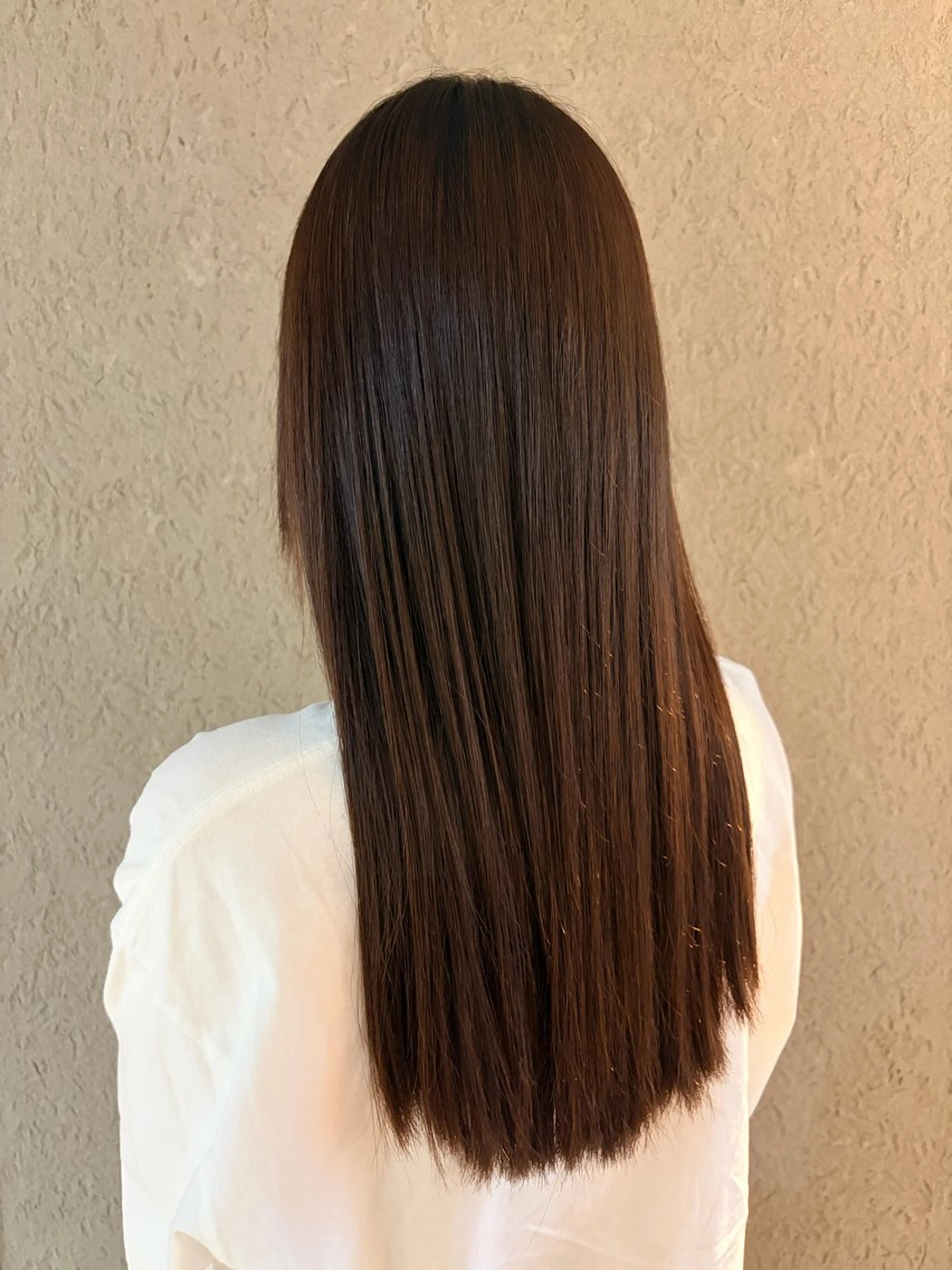 ロング 縮毛矯正 トリートメント Heart box 仲嶺　瑠輝のヘアスタイル