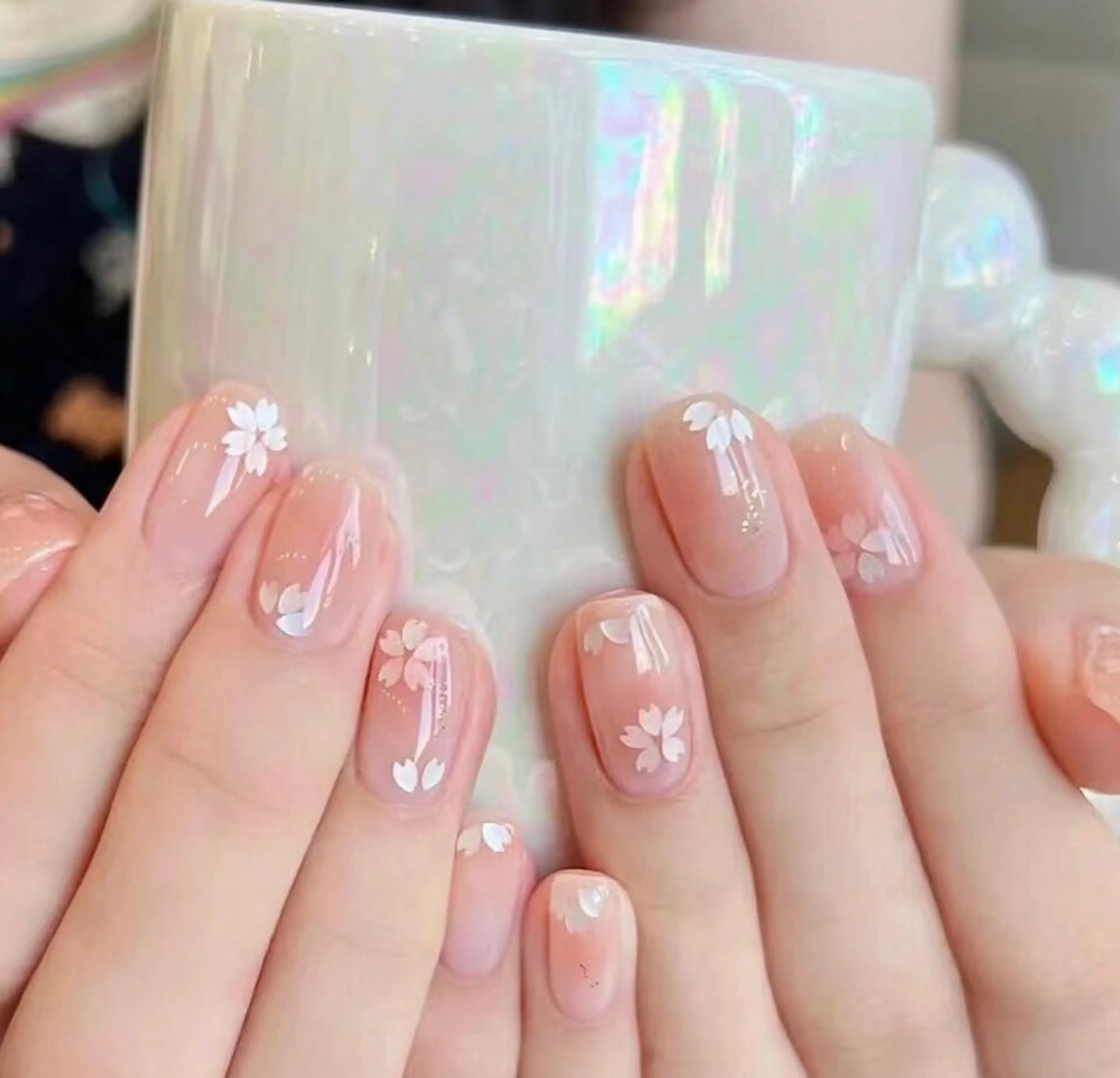 ネイル フレンチネイル ガラスフレンチ マグネットネイル ミラーネイル オフィスネイル ハンドネイル ハンドケア 大門浜松町 ネイルのネイルデザイン