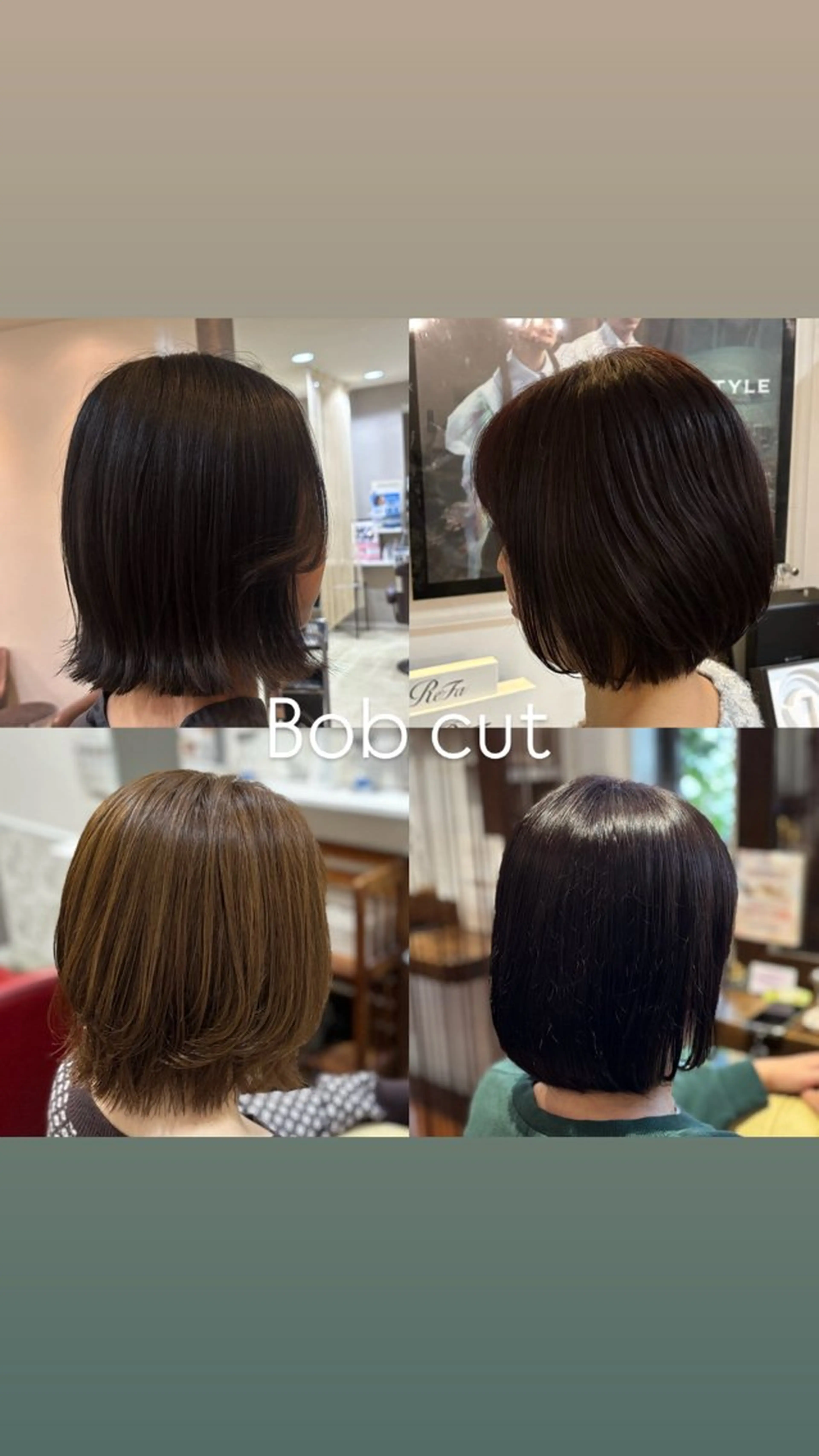 ミディアム カット ヘアカラー トリートメント 四日市理美容室/ ANDIAMO/妃菜のヘアスタイル