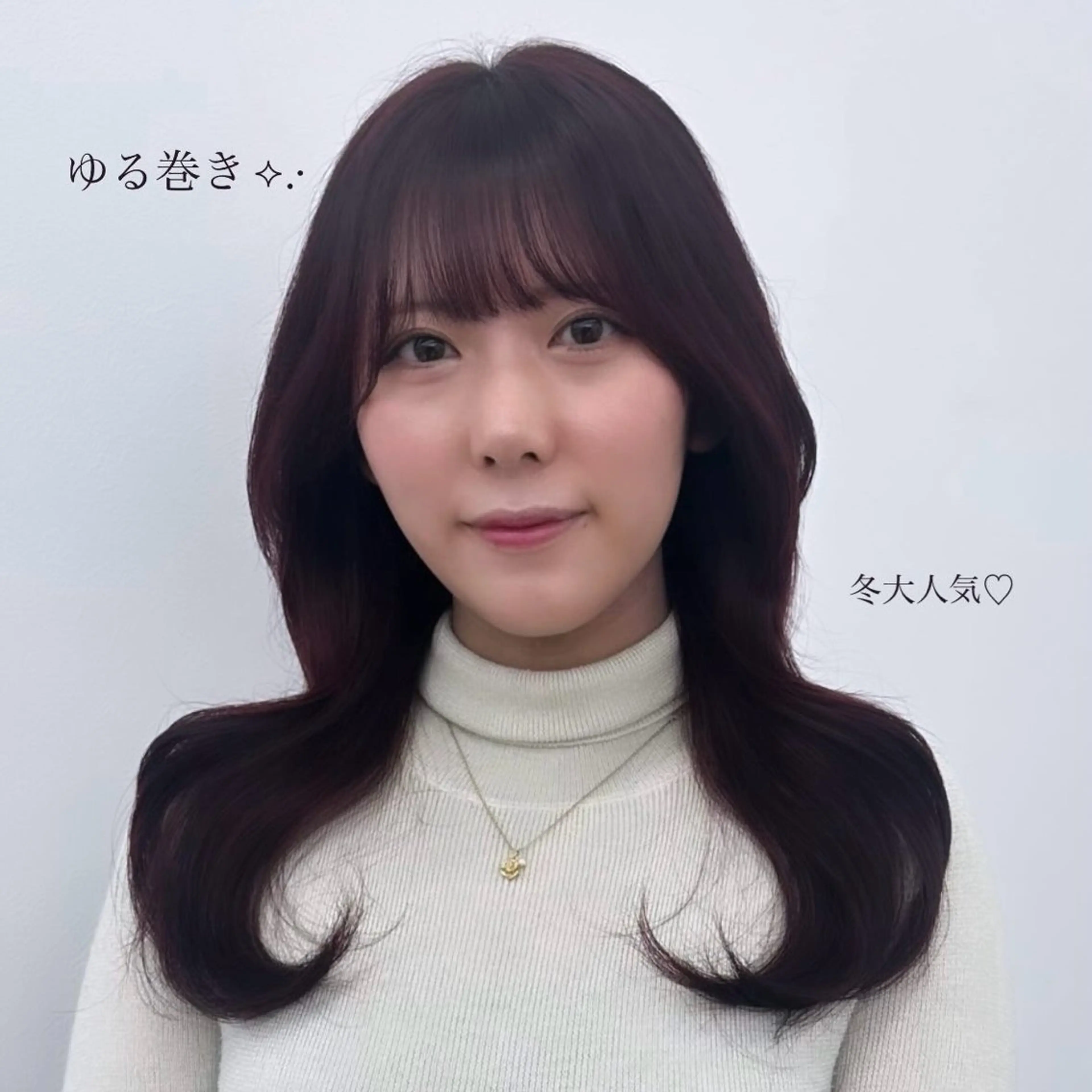 セミロング カラー 似合わせstyle ❤︎misaki❤︎のヘアスタイル