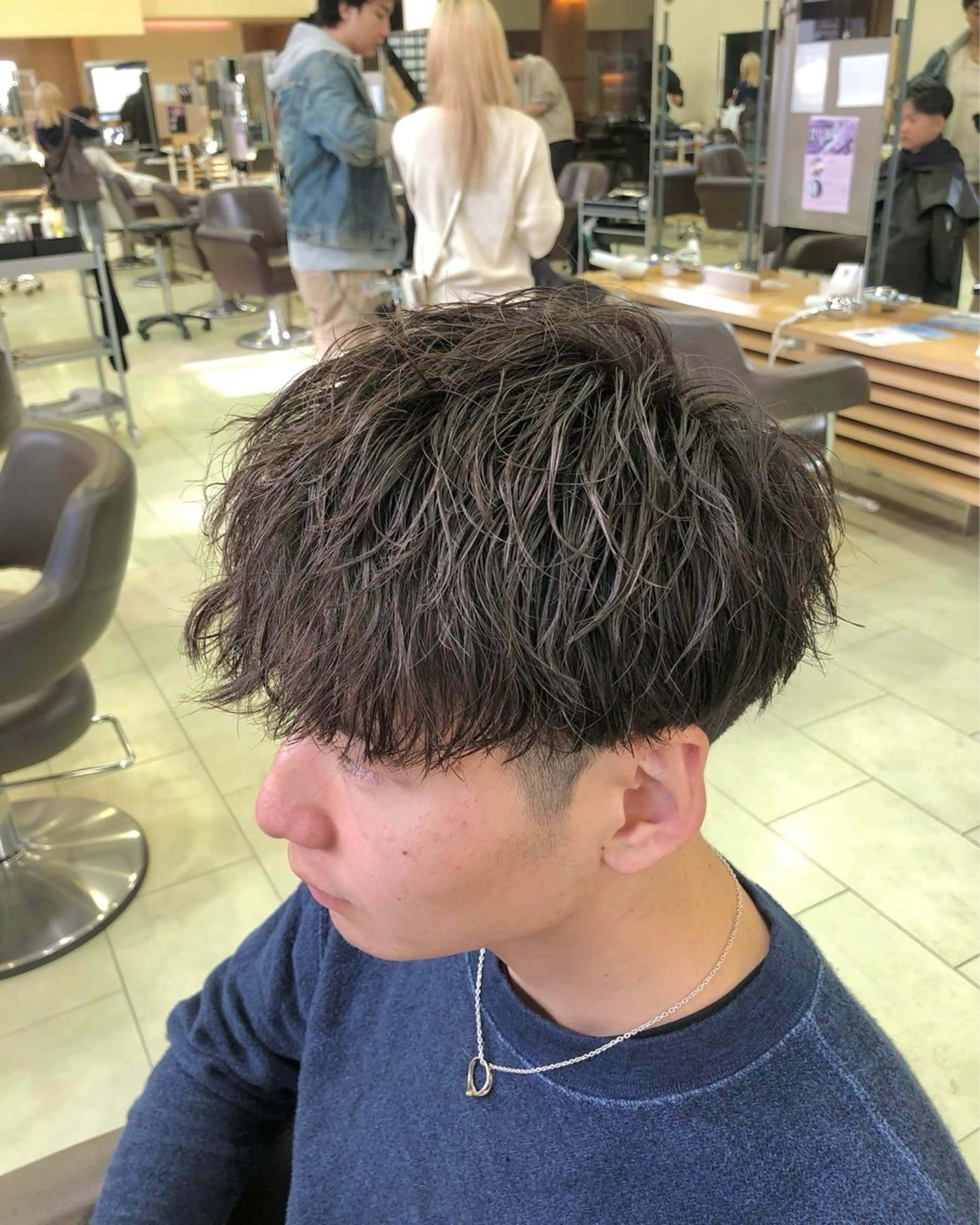 【メンズカットパーマ】ツイスパ/スパイラル/ニュアンス/フェザー/シャドウ/波巻き/ピンパーマの写真