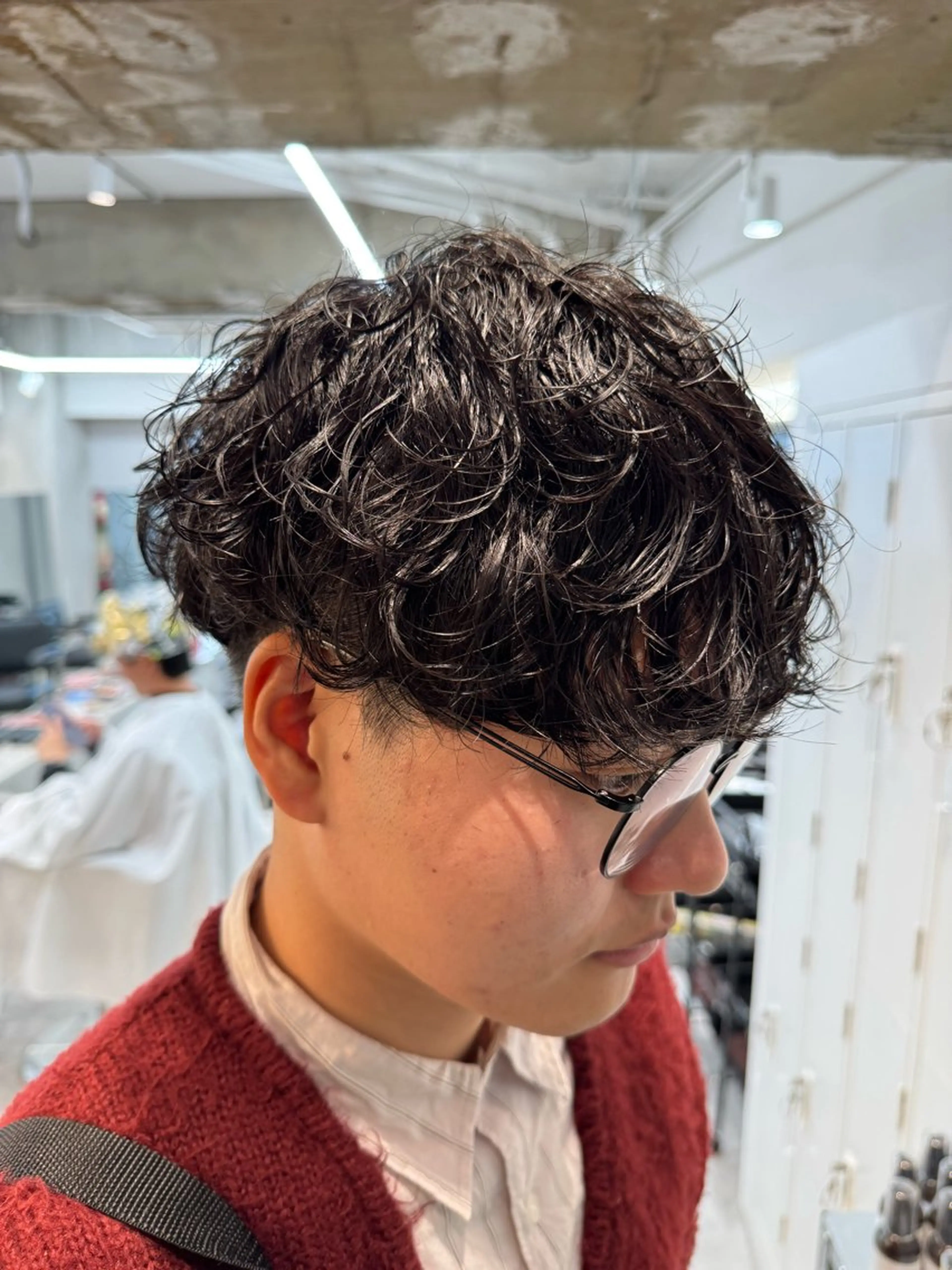 パーマ メンズ メンズパーマ カット パーマ 大宮メンズ特化/パー マ職人/小川藍人のヘアスタイル