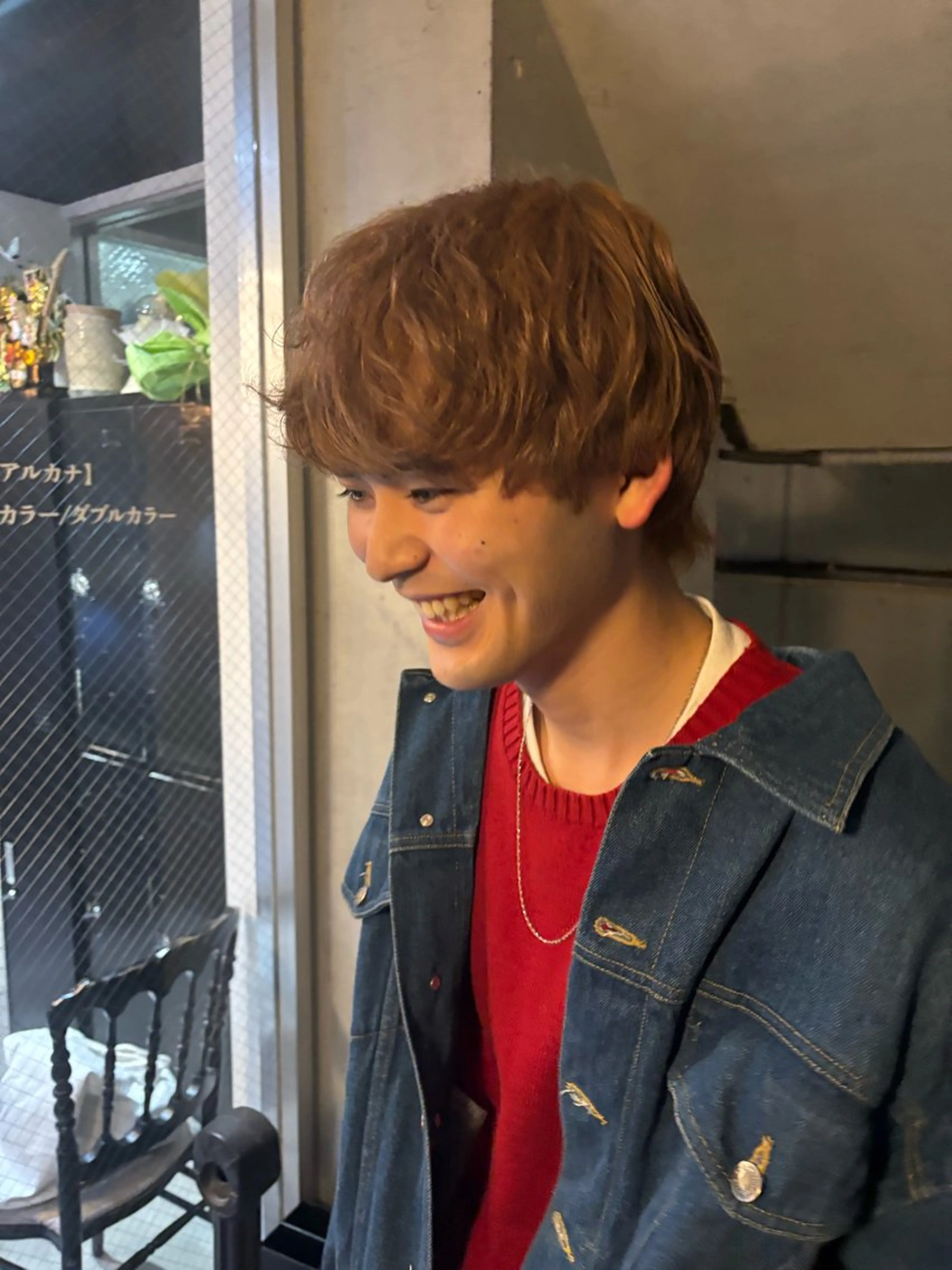 ショート カラー メンズ ヘアカラー ブリーチ✨ハイライト メンズヘア/アヤノのヘアスタイル