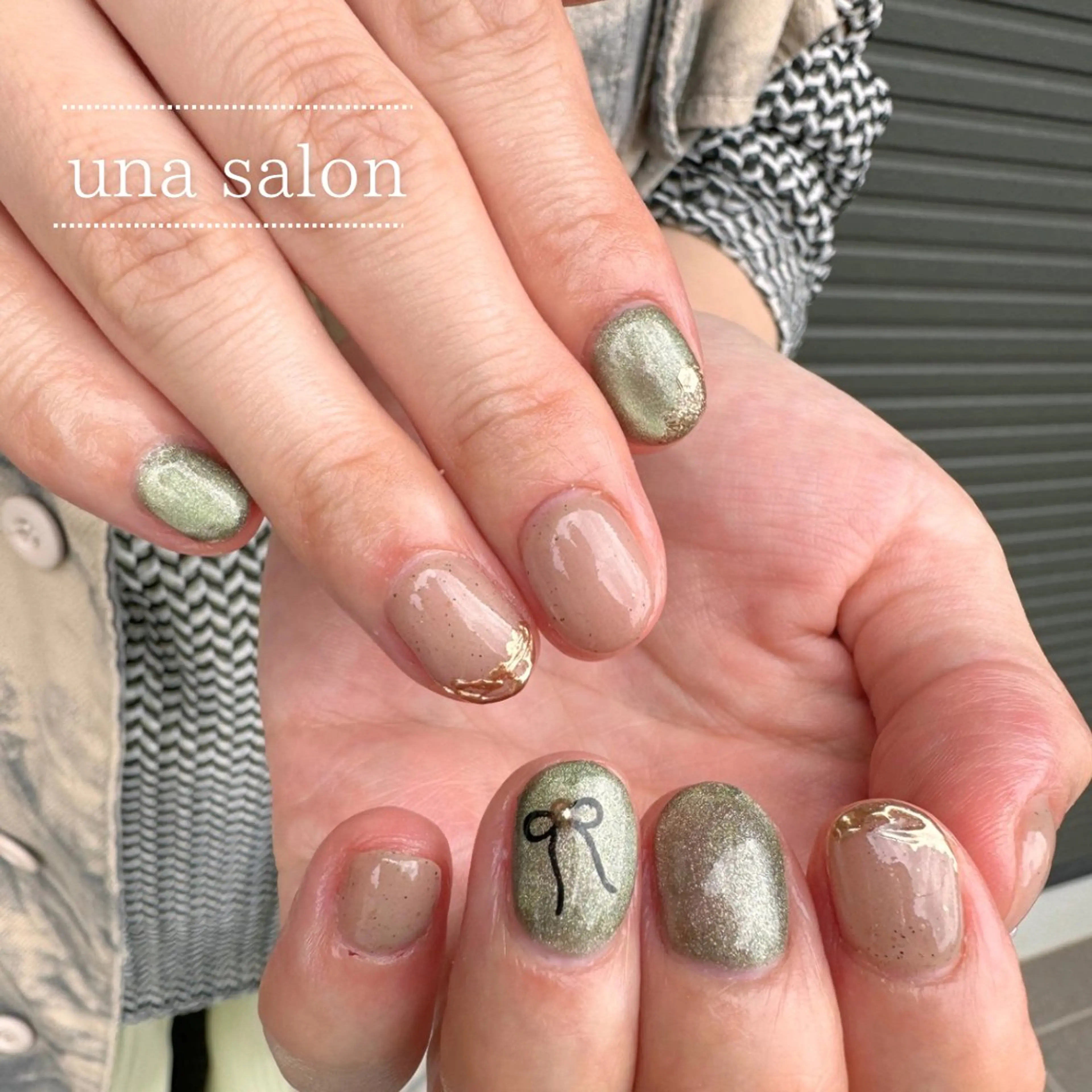 ネイル ジェルネイル マグネットネイル una salon / ネイル&顔脱毛のネイルデザイン