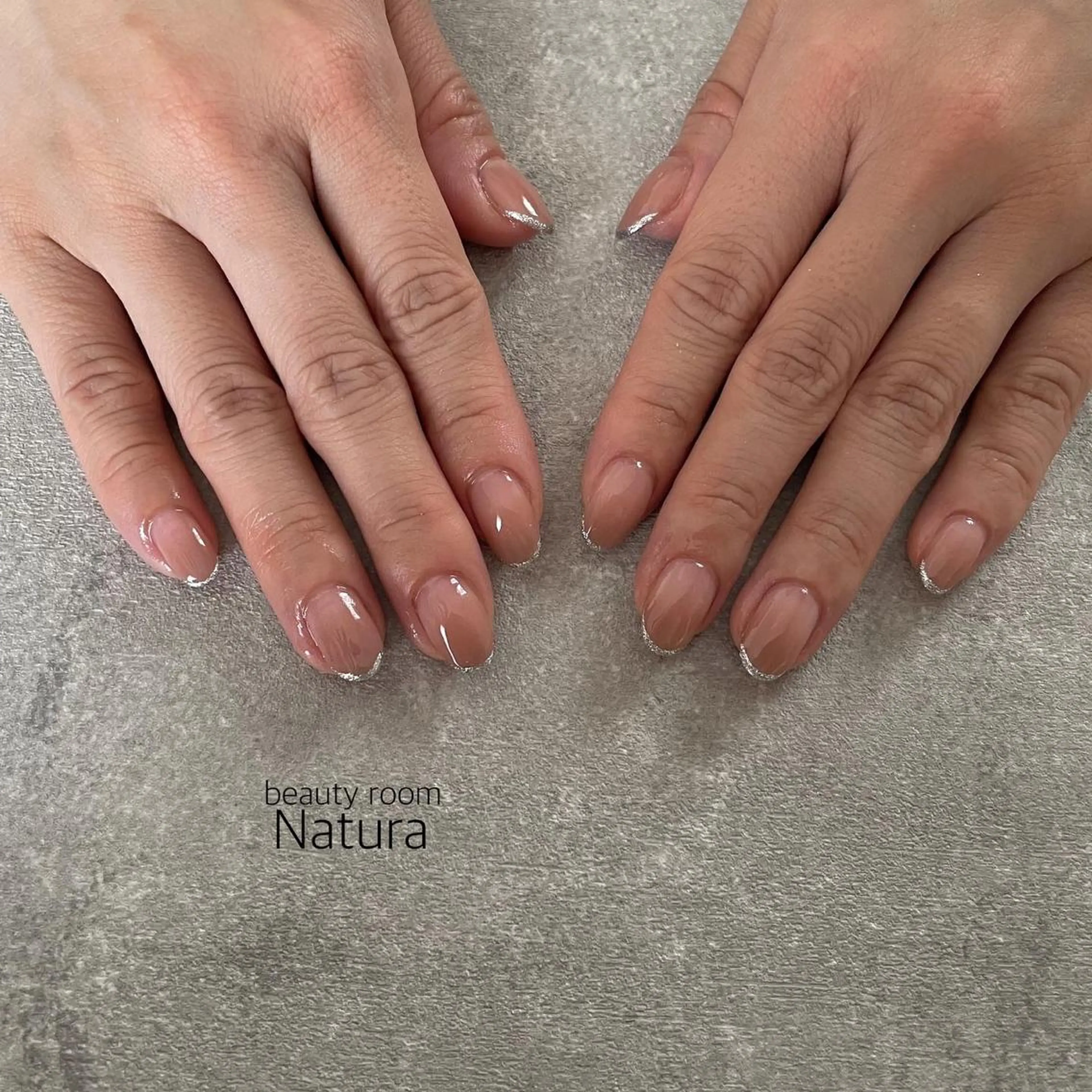 ネイル フレンチネイル ハンドネイル beautyroom Naturaのネイルデザイン