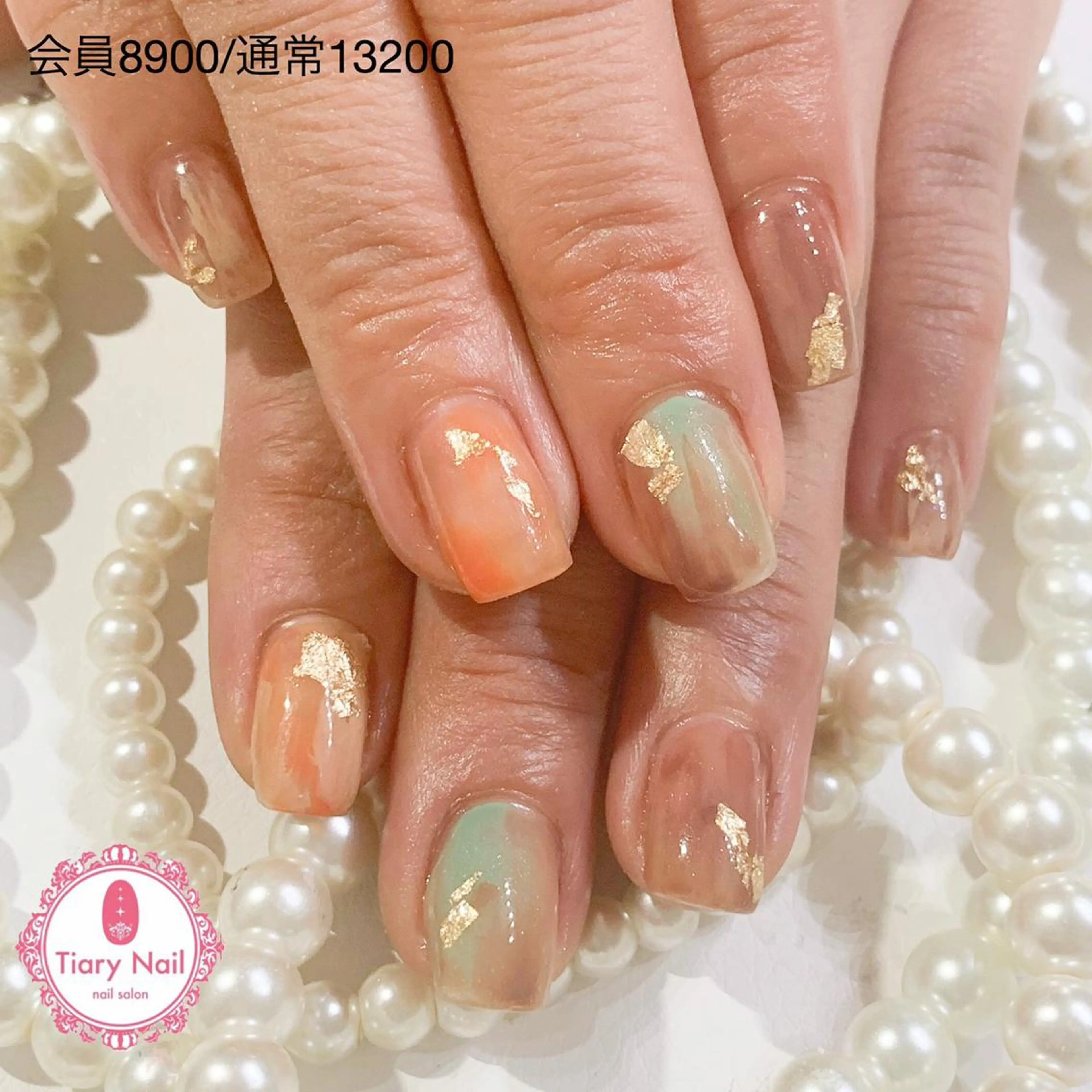 ネイル 桜ネイル 長さ出し オフィスネイル スカルプネイル シンプルネイル 💗🪽Tiary Nail🪽💗のネイルデザイン