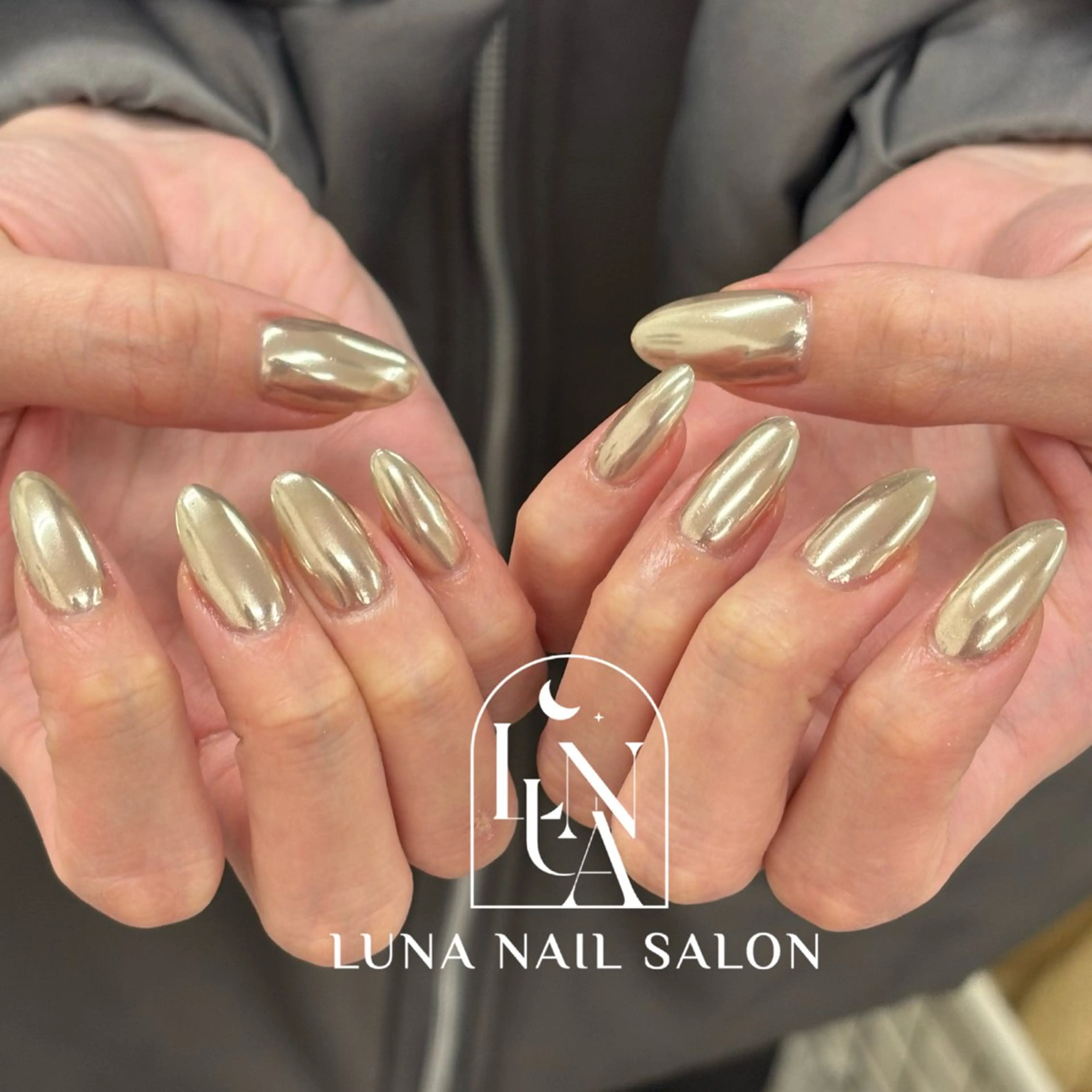 ネイル アートネイル フレンチネイル ジェルネイル ガラスフレンチ 韓国ネイル ハンドネイル ハンドケア LUNA Nail salon💕のネイルデザイン