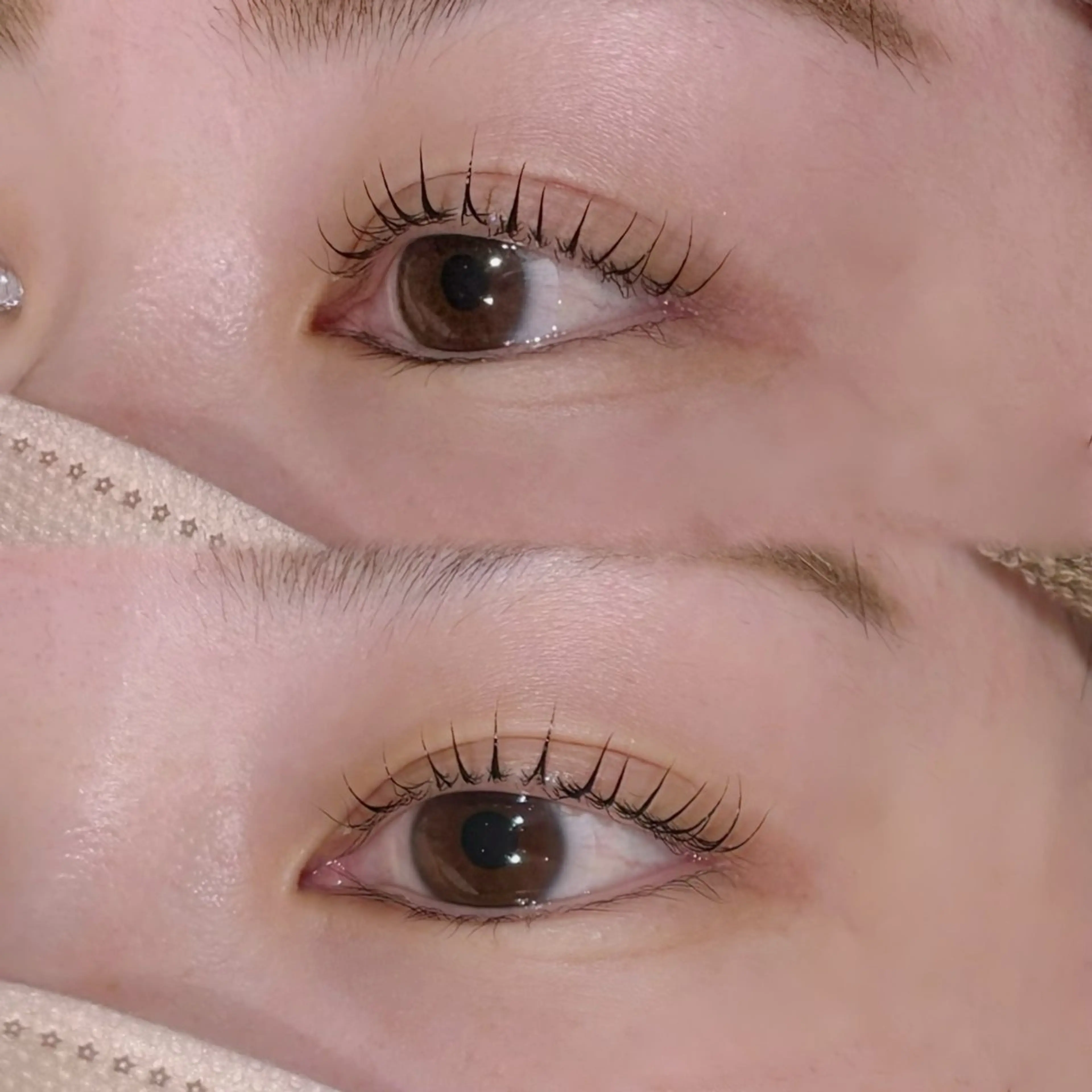 マツエク・マツパ 一重×まつ毛パーマ マツパ 寒色/デザインカラー 🪽_マヒルのマツエク・マツパデザイン