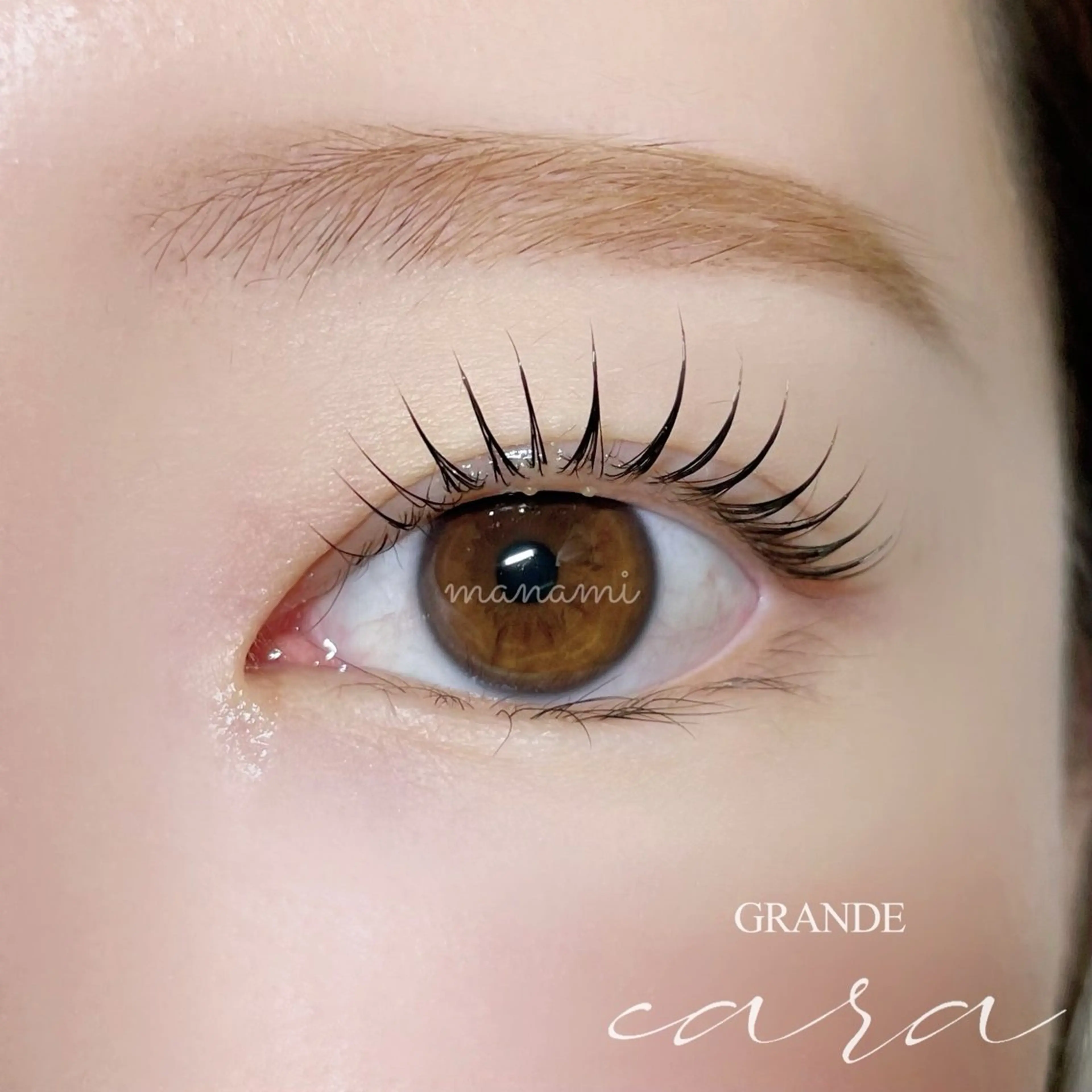 マツエク・マツパ マツパ GRANDEcara 栄　manamiのマツエク・マツパデザイン