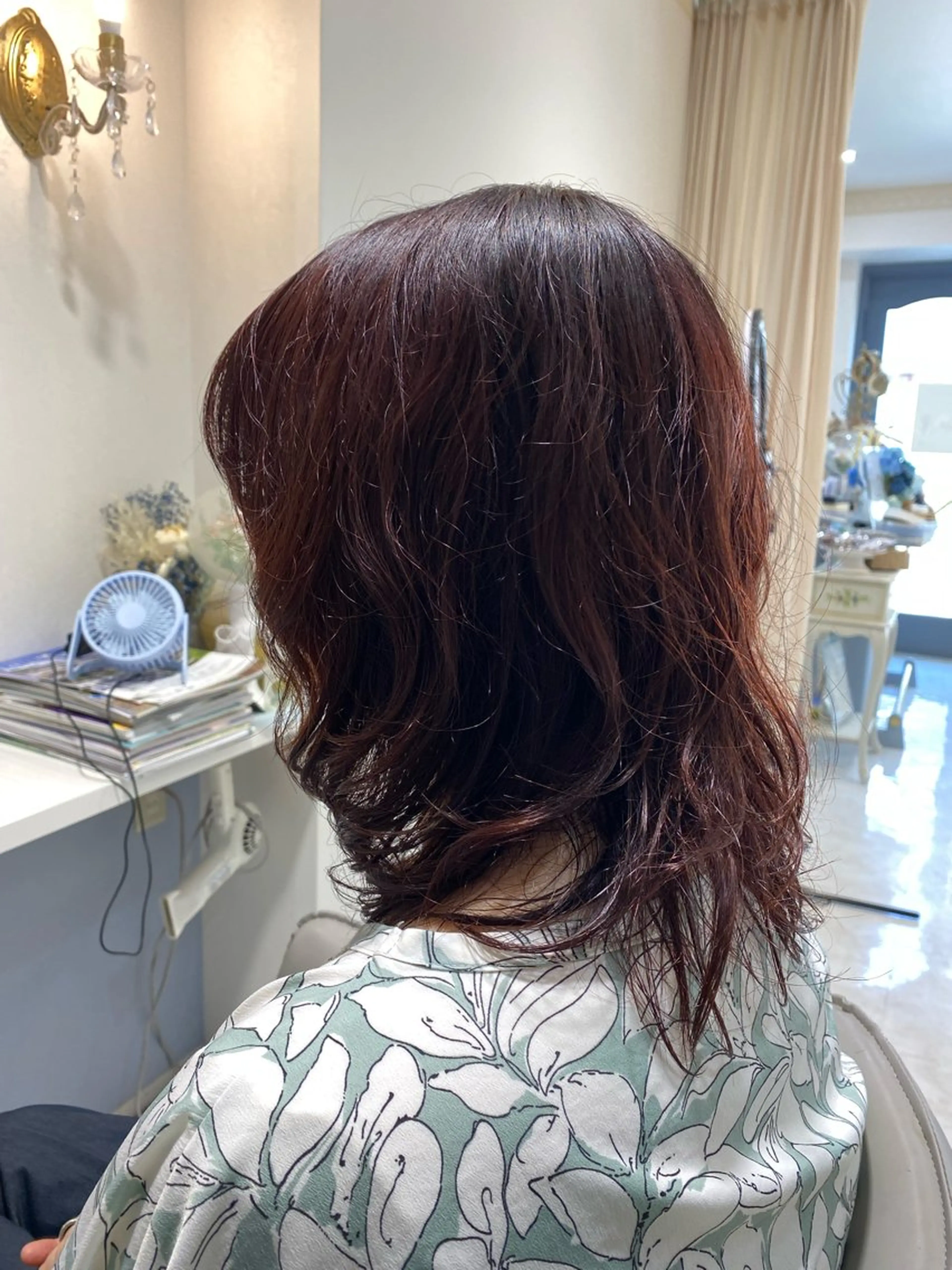 ミディアム パーマ MASUMI／ 川西能勢口LUMIAのヘアスタイル