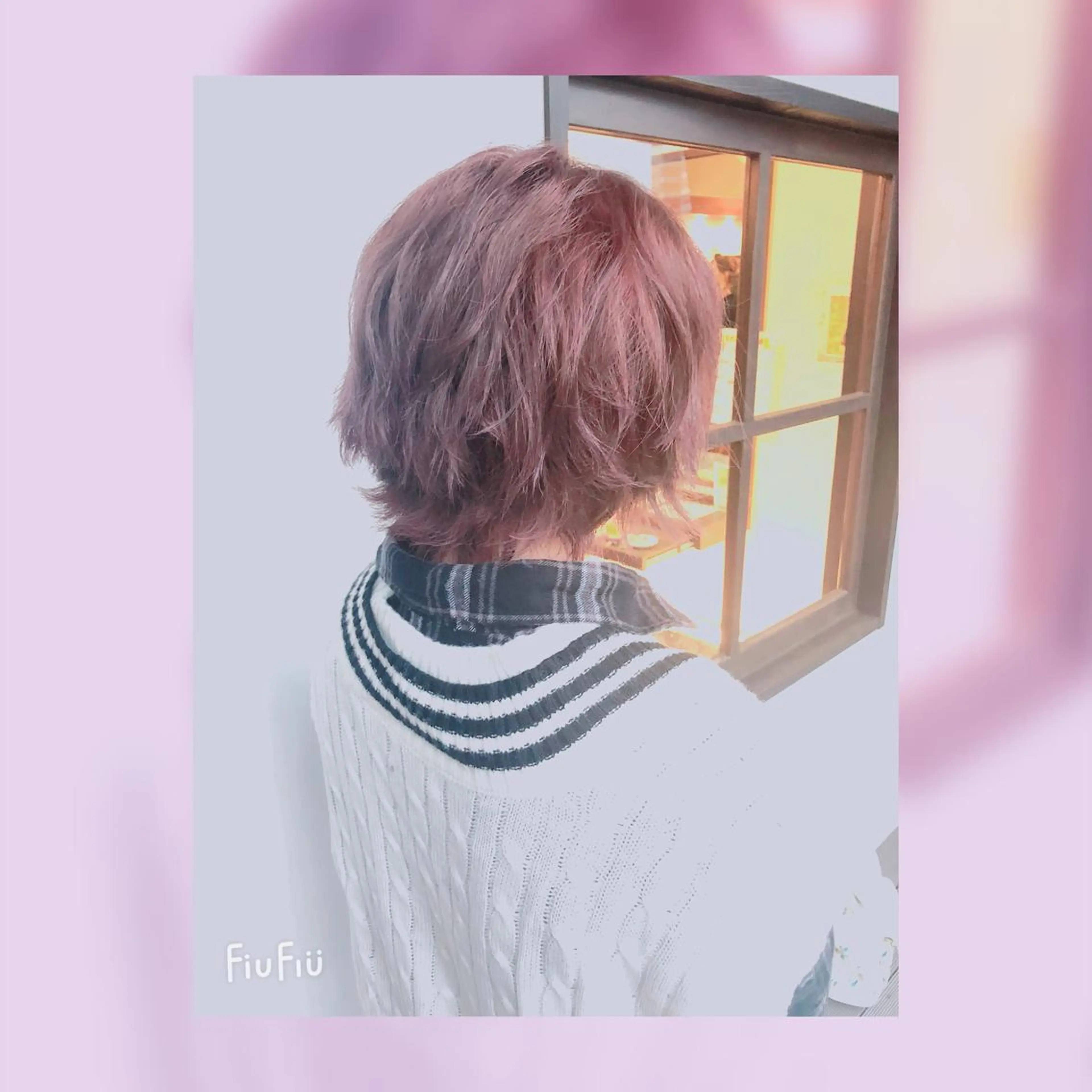 ショート カラー アッシュ ラベンダーカラー ラベンダーアッシュ ✨素髪を美しくする✨ 志賀 和雅のヘアスタイル