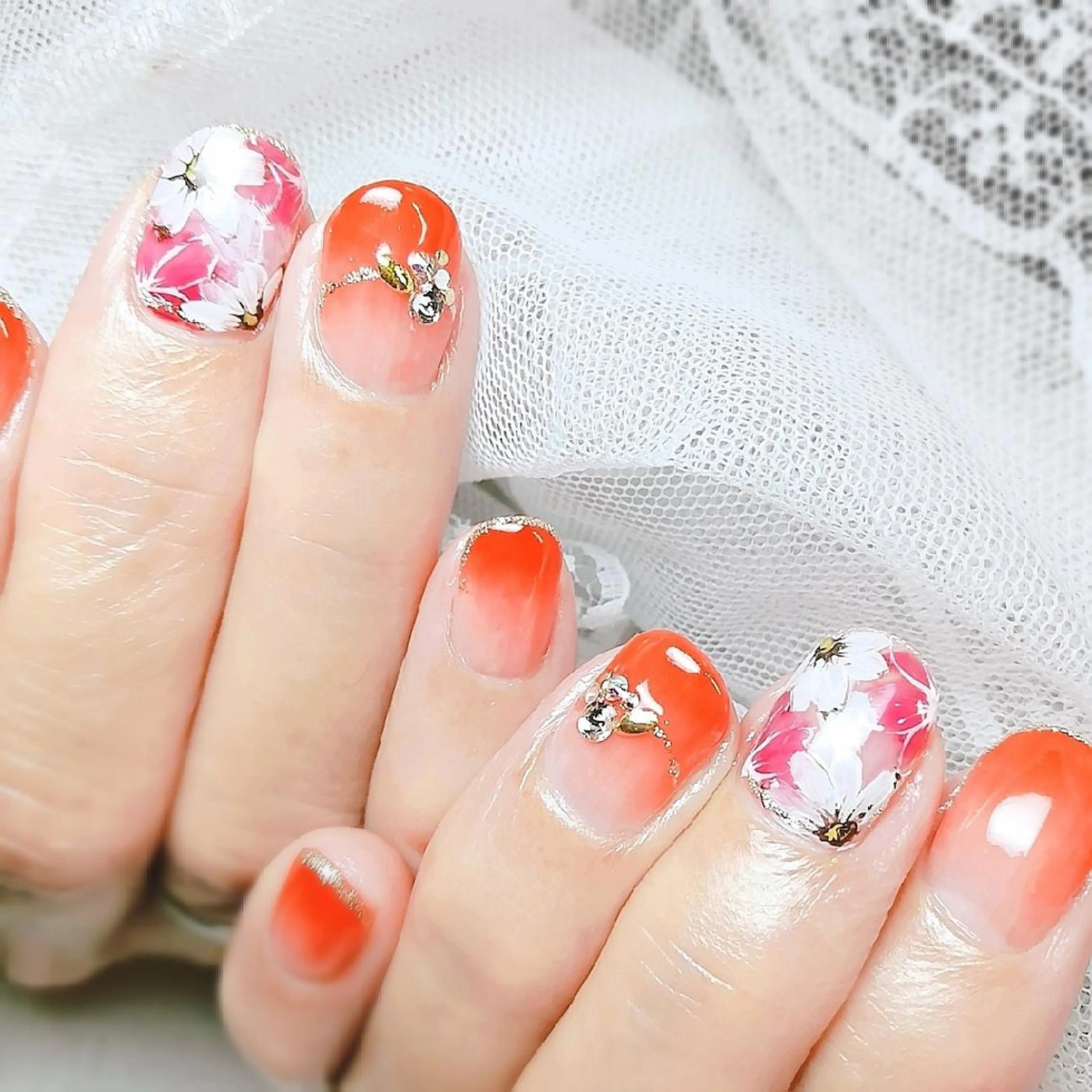 ネイル アートネイル ハンドネイル 柴崎 美幸のネイルデザイン