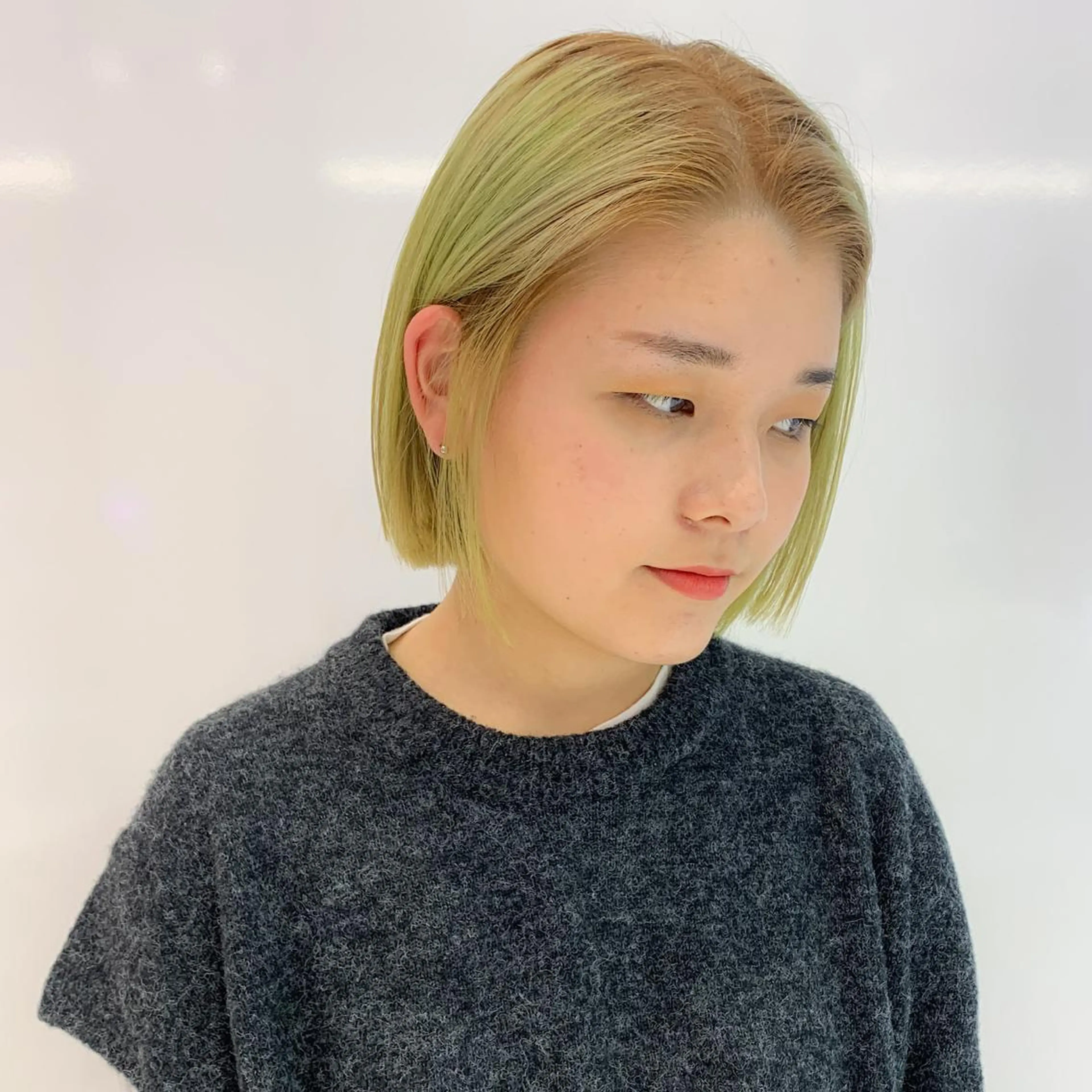 ミディアム カラー カット ヘアカラー トリートメント レイヤー/ブリーチ HIKARU ♡のヘアスタイル