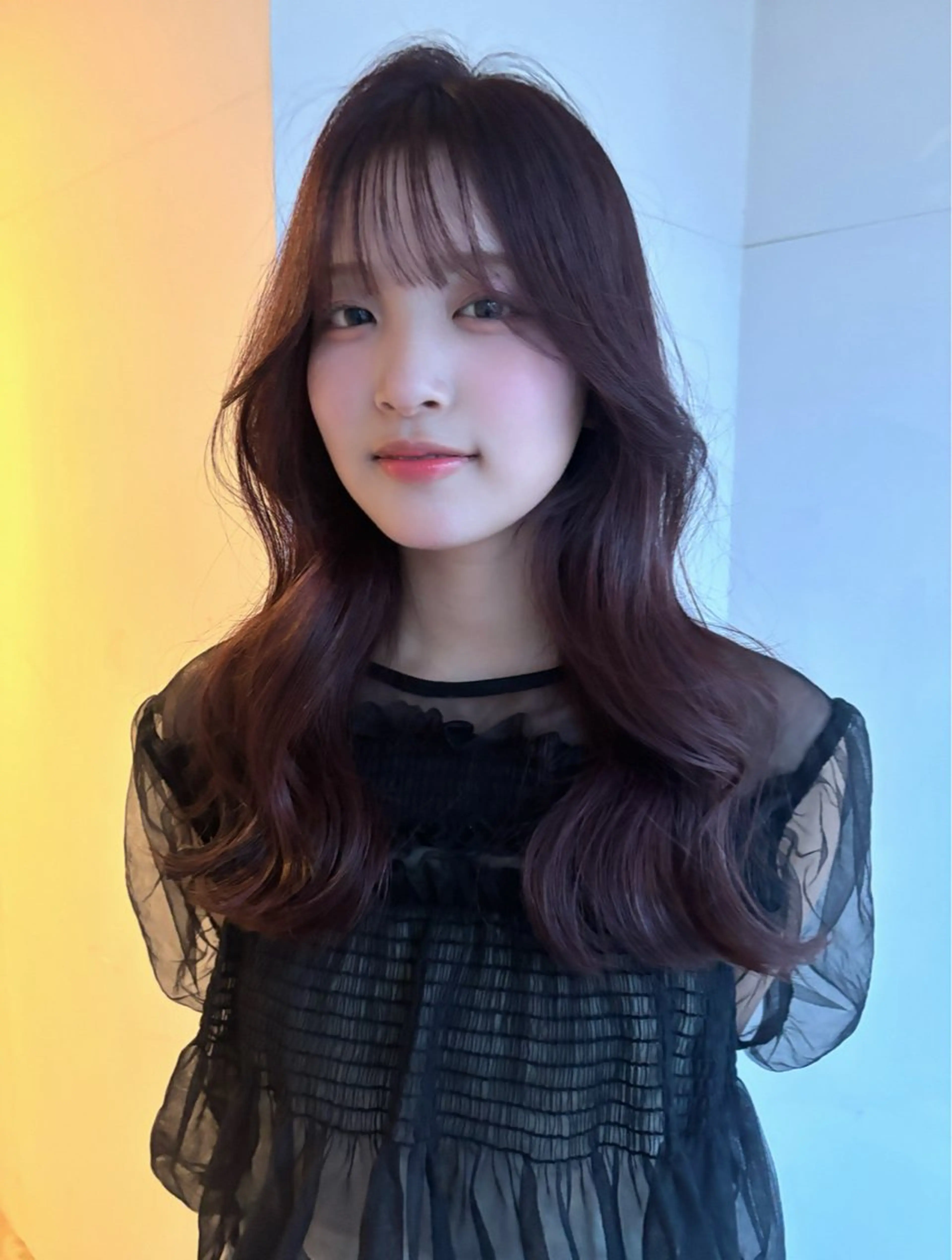 セミロング nanami IROW大名のヘアスタイル