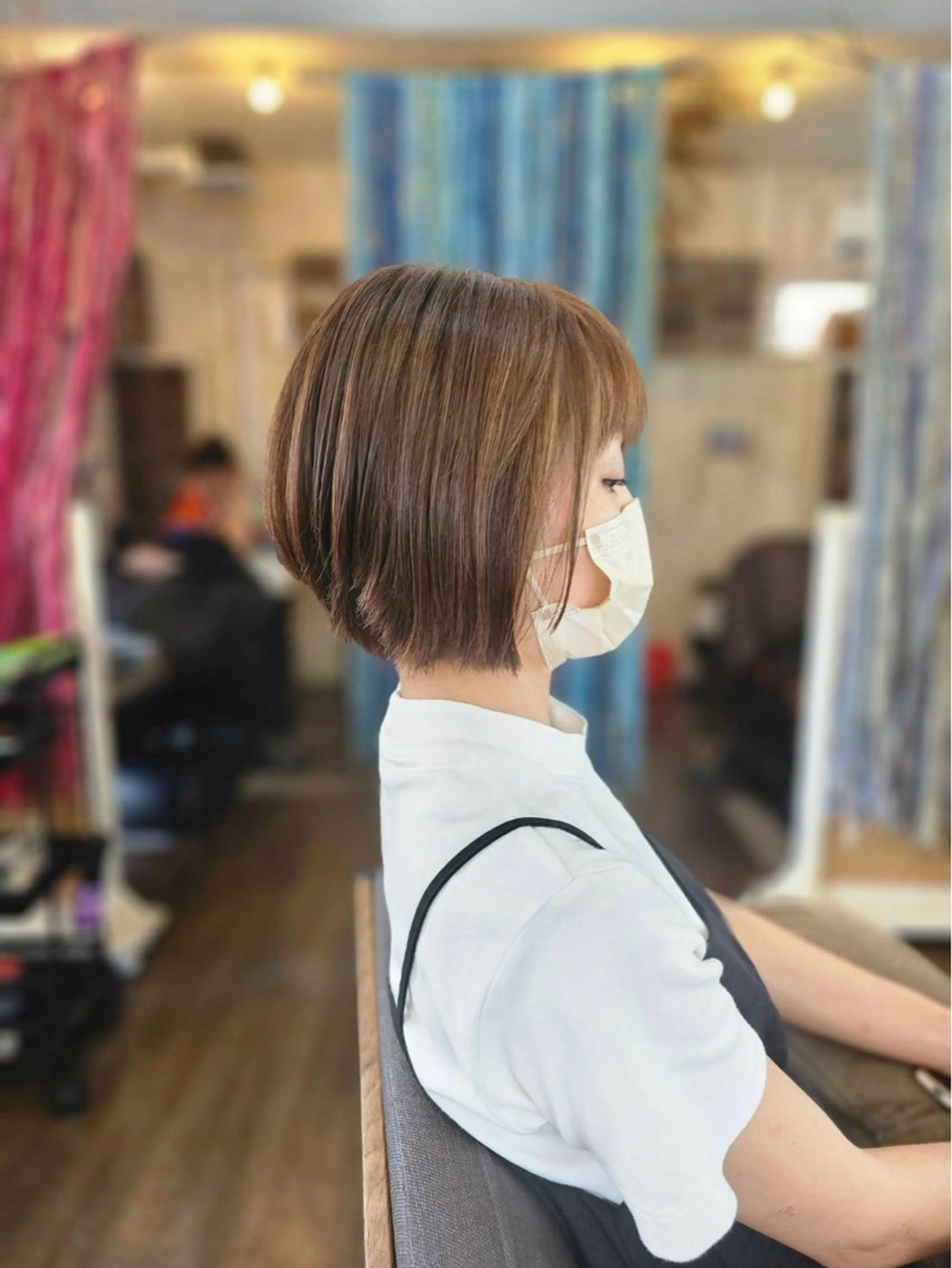 ショート カラー 楽流頭ofhair mikuのヘアスタイル