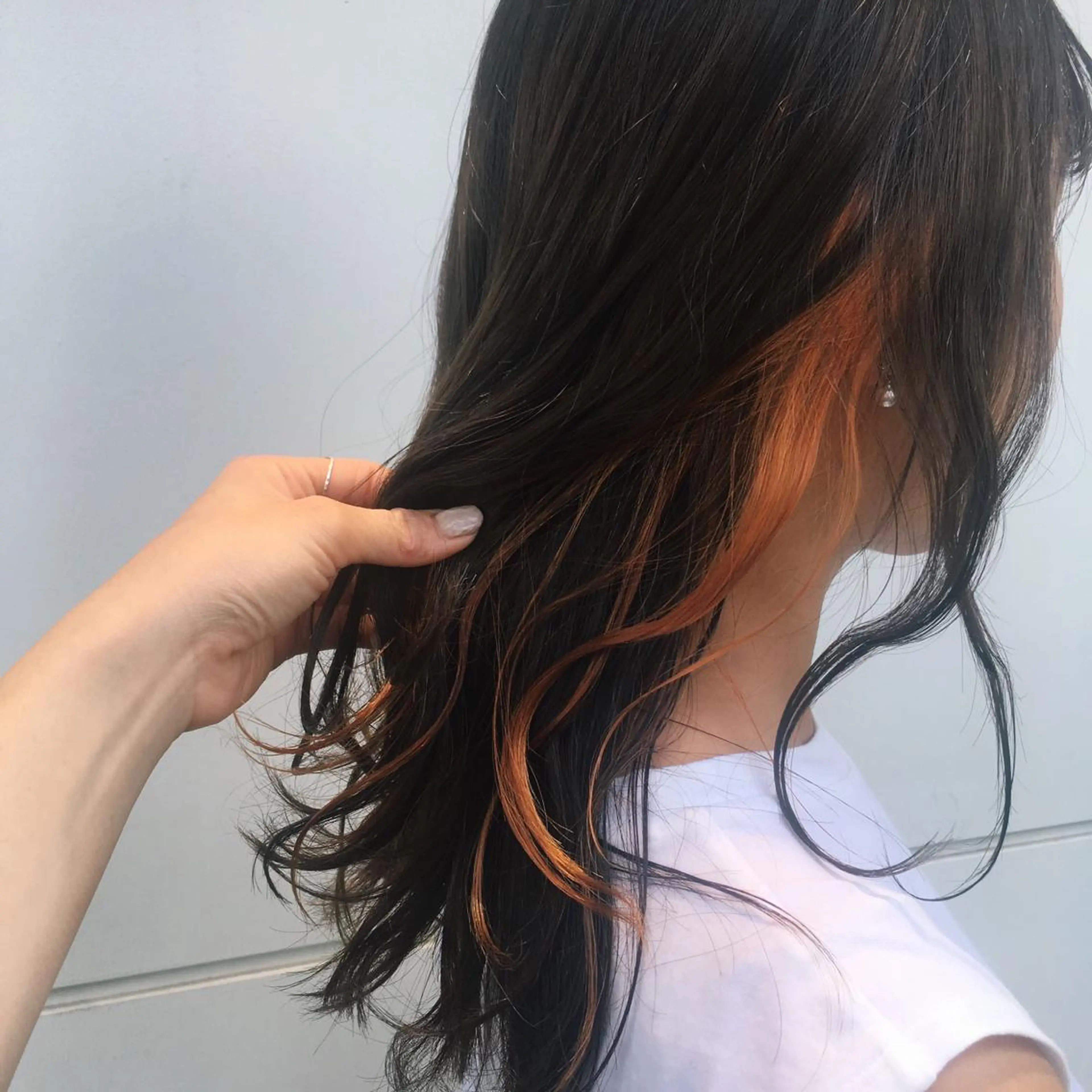 セミロング カラー RINA🧤 デザインとボブのヘアスタイル