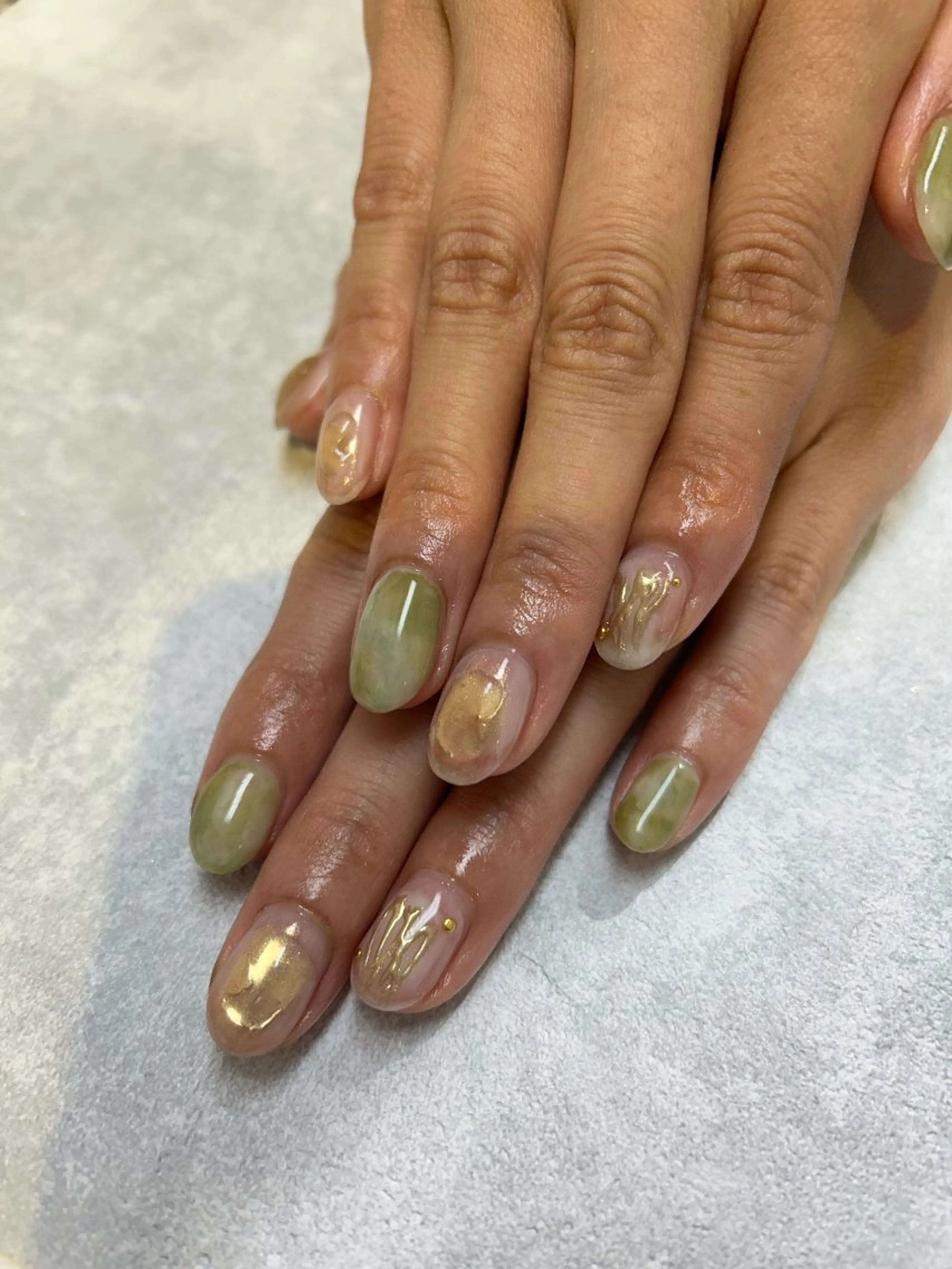 ネイル ハンドネイル おきな みえこのネイルデザイン