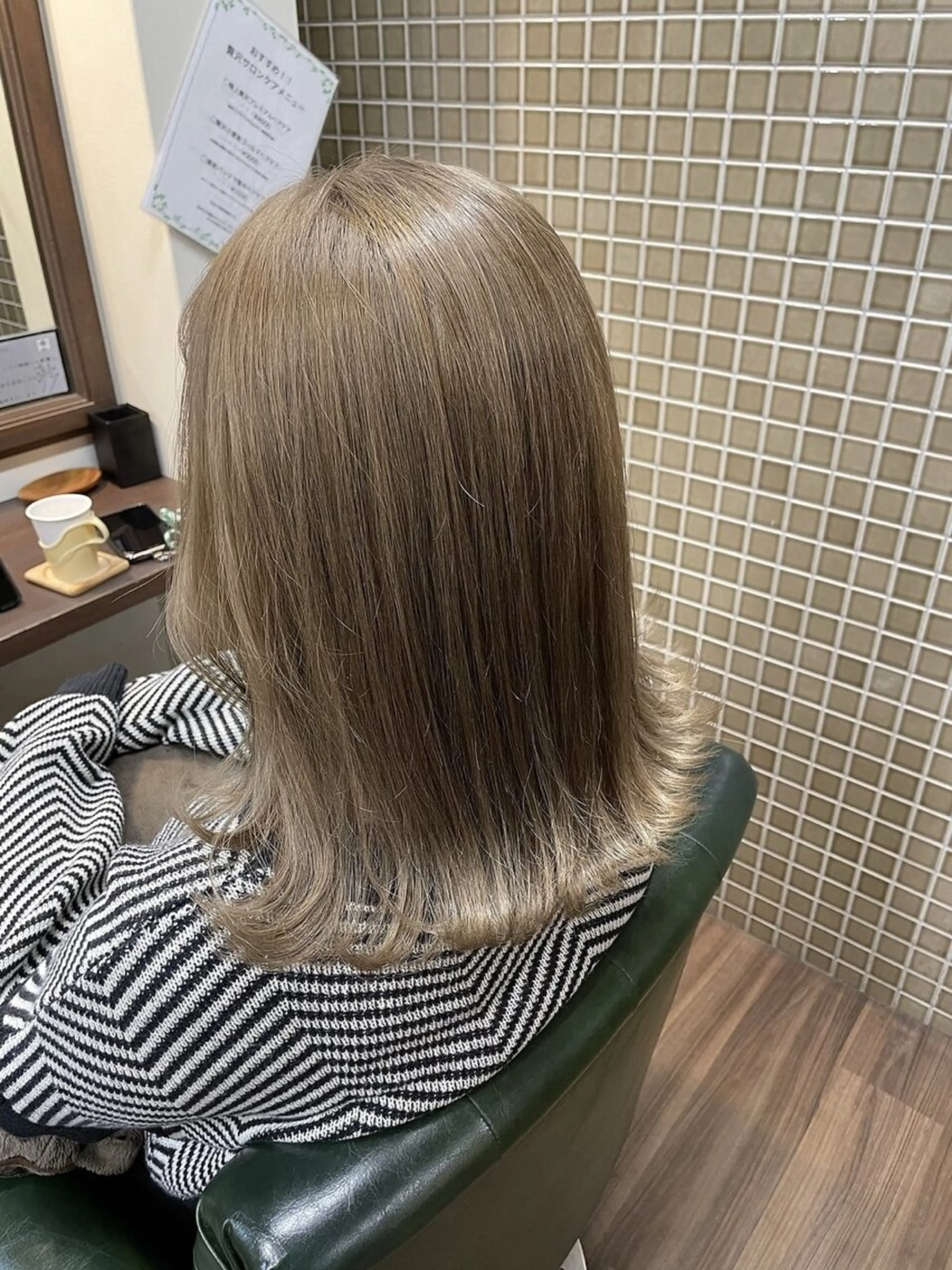 カラー ヘアカラー 梶 瑞希のヘアスタイル