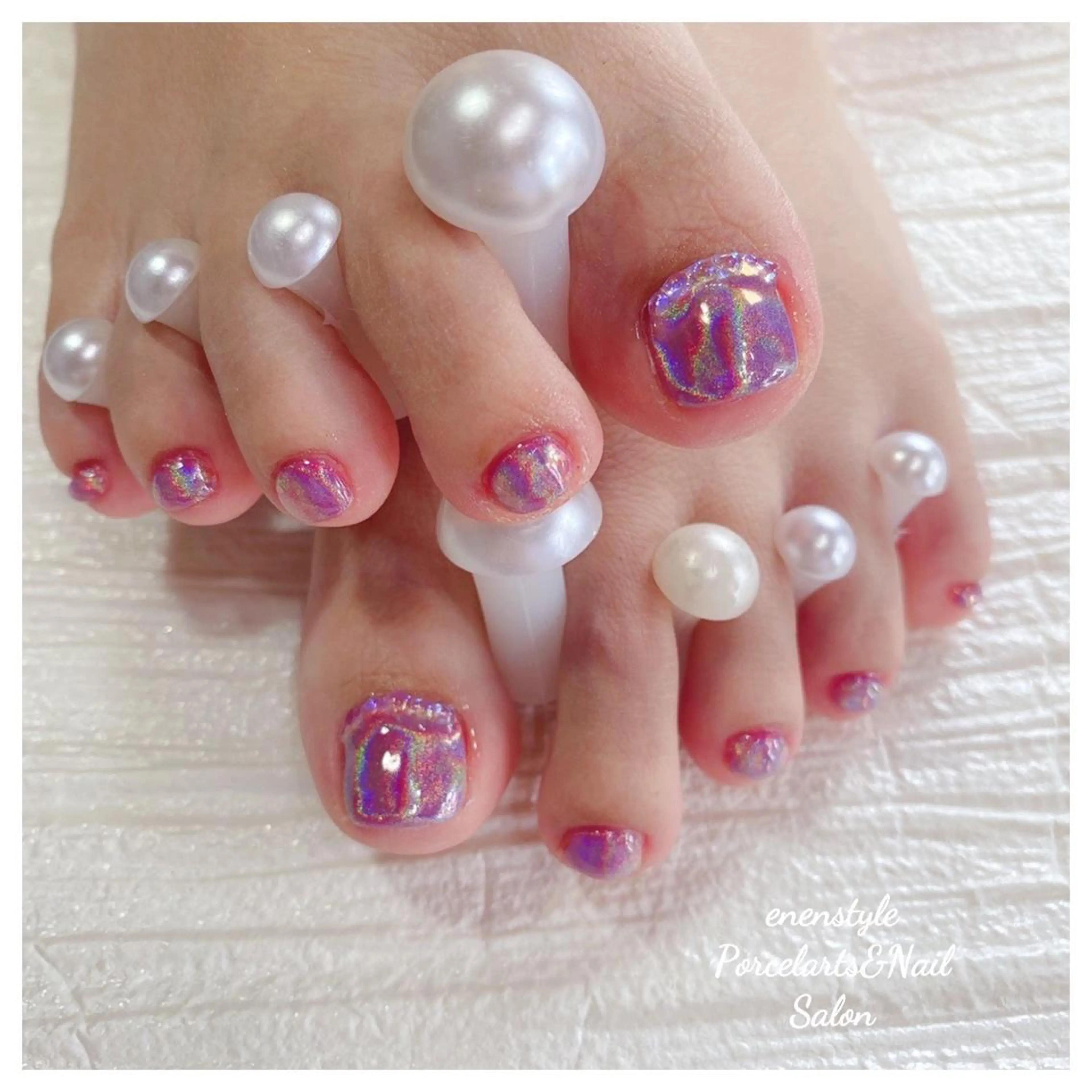 ミディアム ネイル 👑enen style👑のネイルデザイン