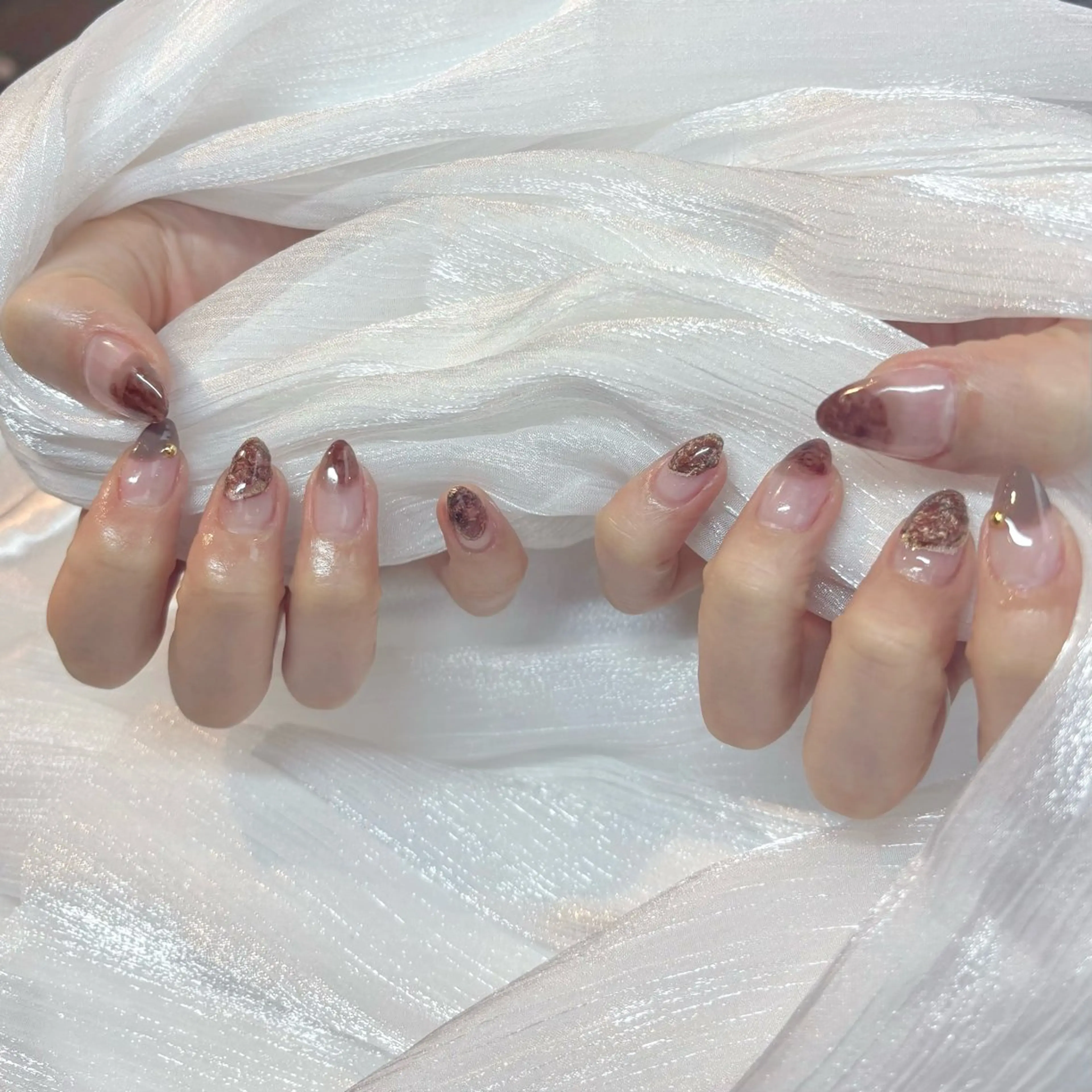 ミディアム ハンドネイル ごとう わかのネイルデザイン