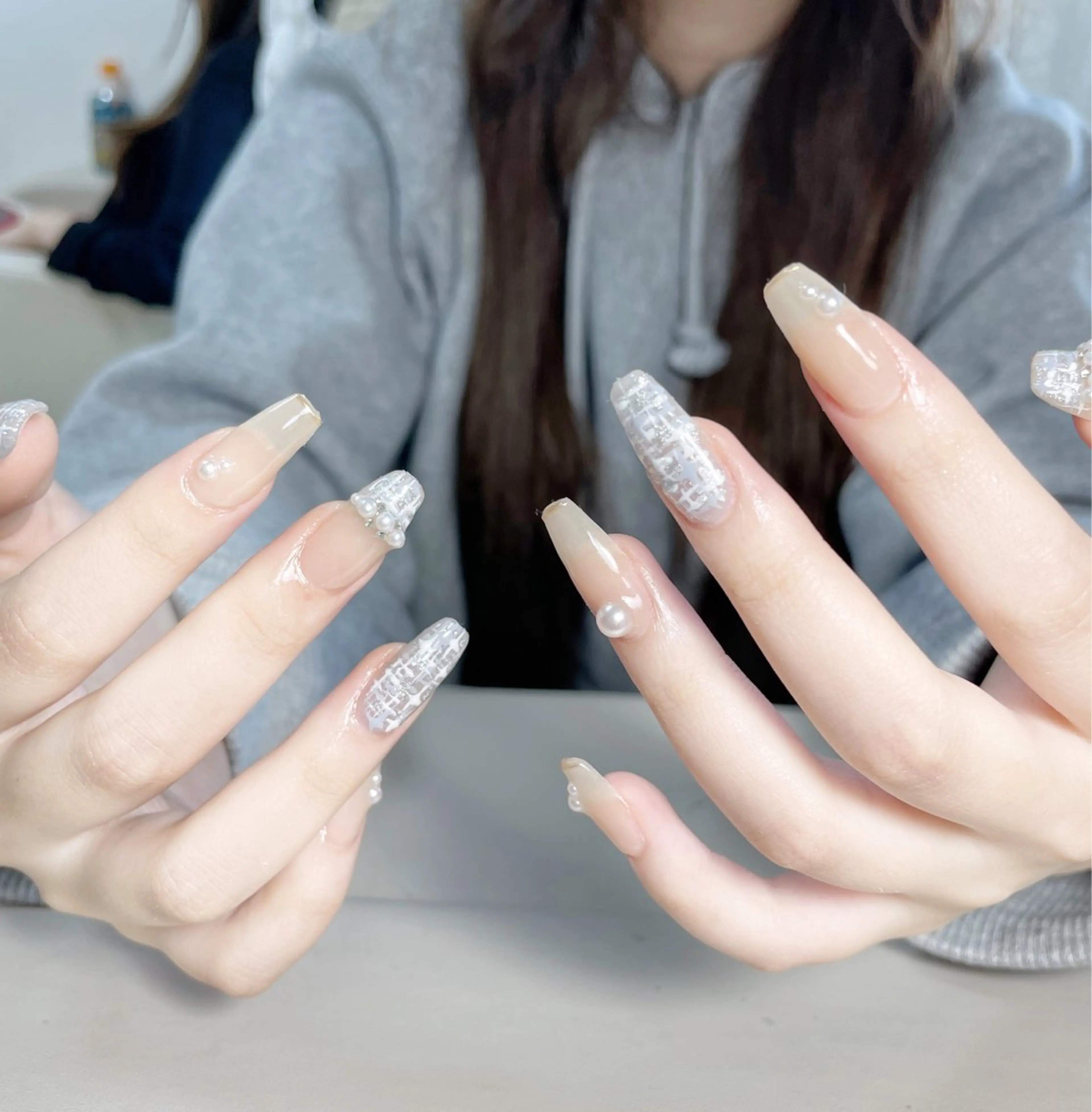 持ち込みデザイン・チップ長出し(硬め加工)10本付きの写真