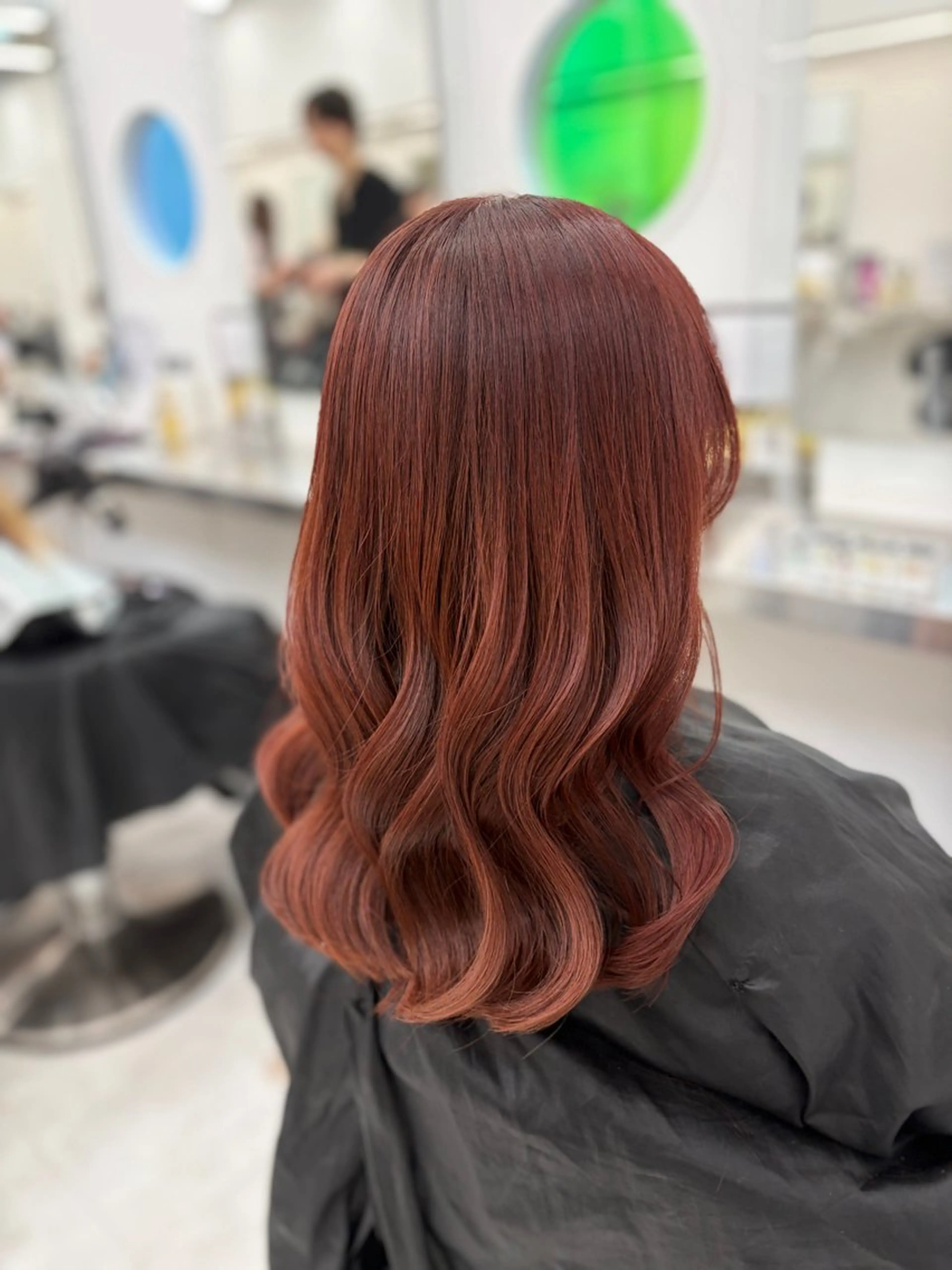 ロング ヘアカラー トリートメント 艶髪ハイトーンカラー 渋谷🎀ririkaのヘアスタイル