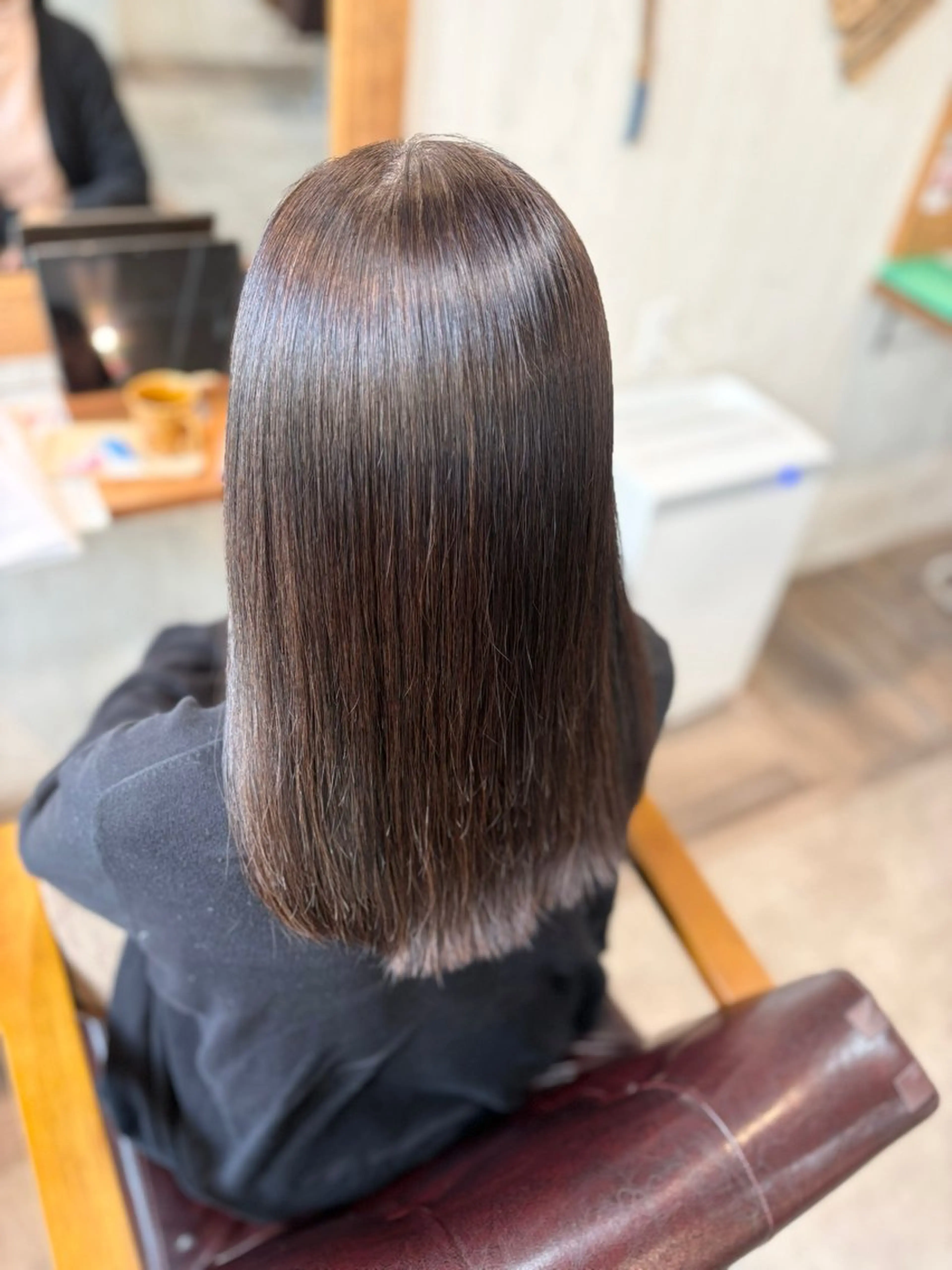 セミロング 縮毛矯正 FASCINO/ CHIHARUのヘアスタイル