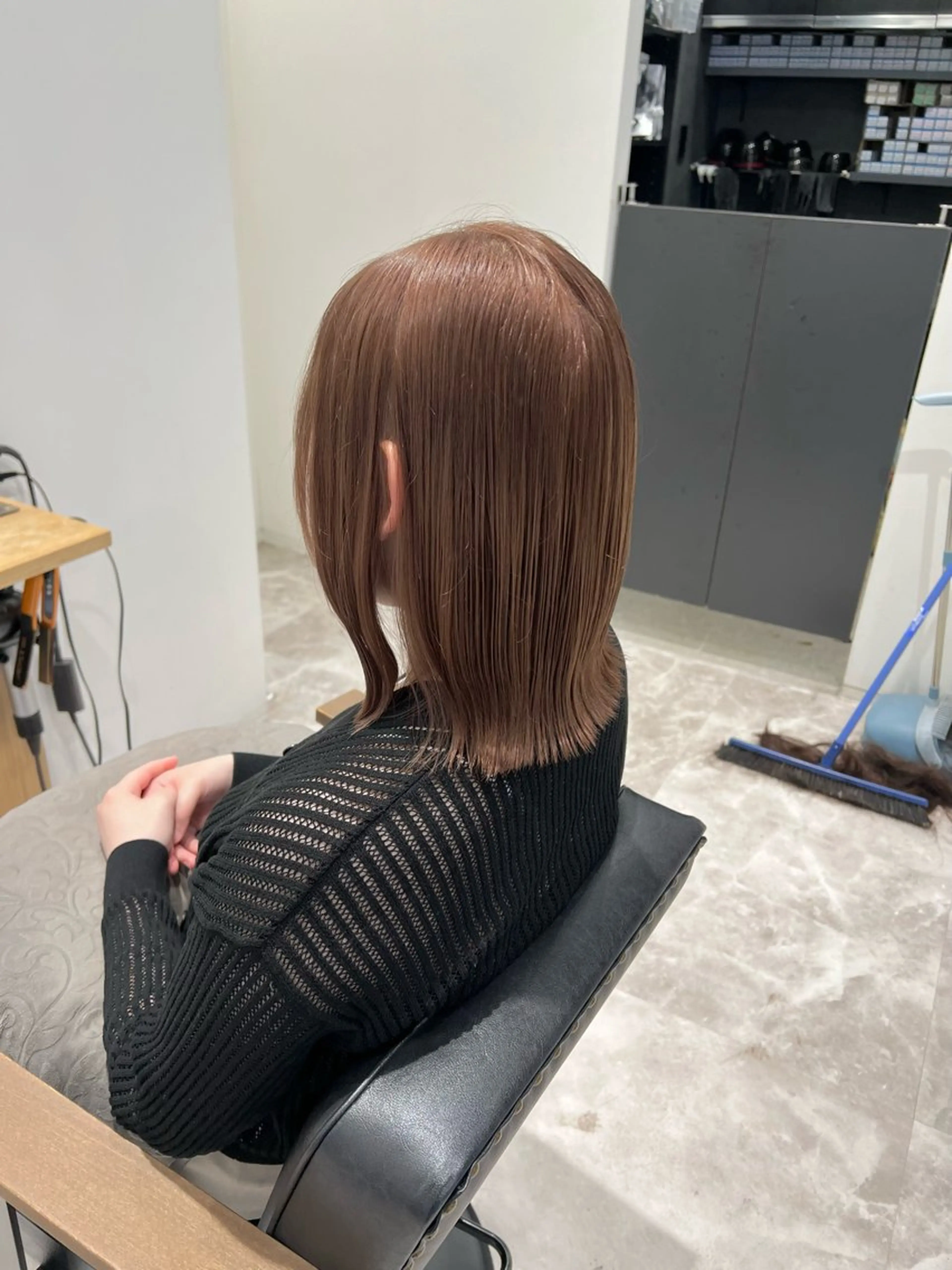 ショート カラー カット ヘアカラー トリートメント 黒阪 なみのヘアスタイル