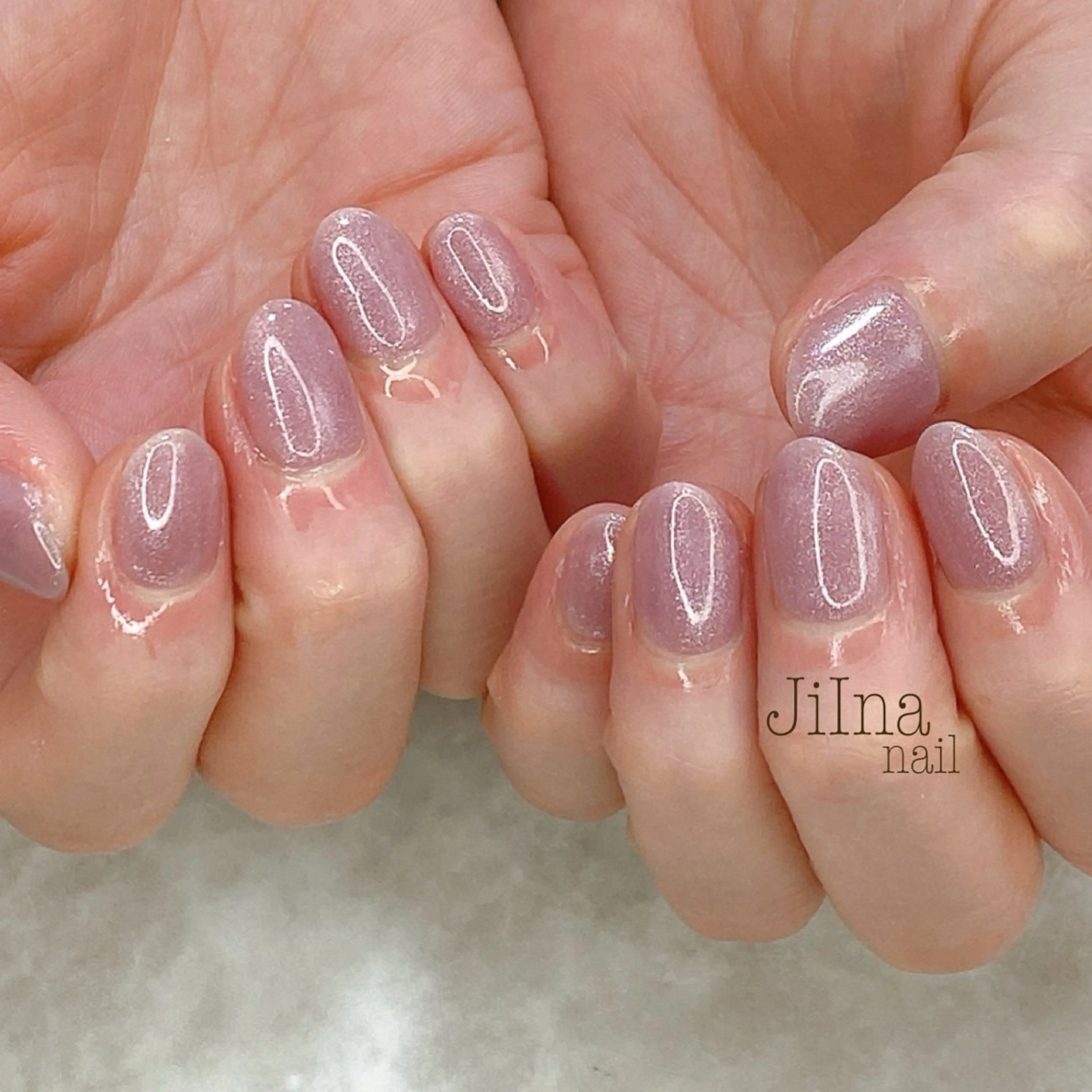 ネイル ワンカラーネイル JiIna nailのネイルデザイン