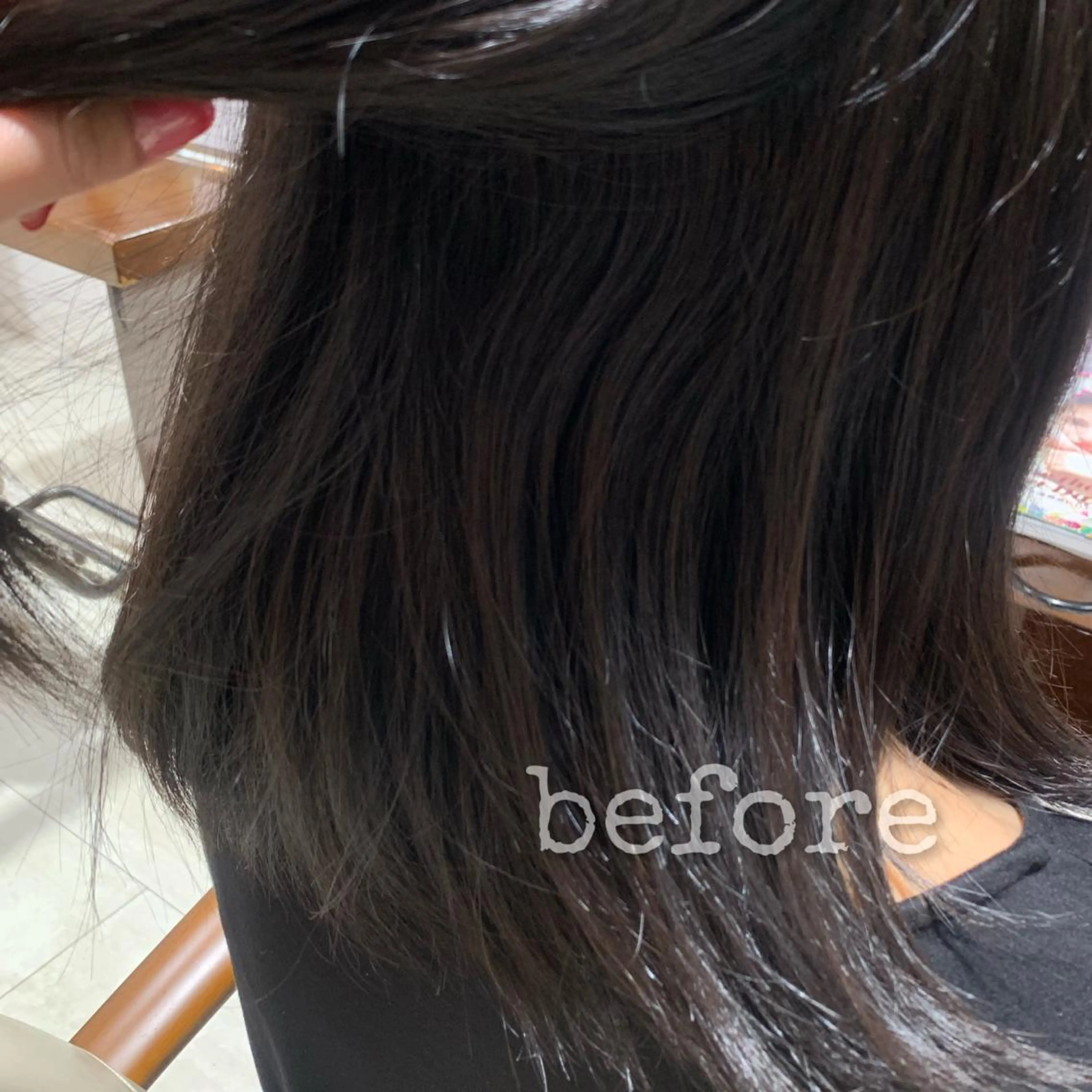 セミロング 黒田 優衣のヘアスタイル