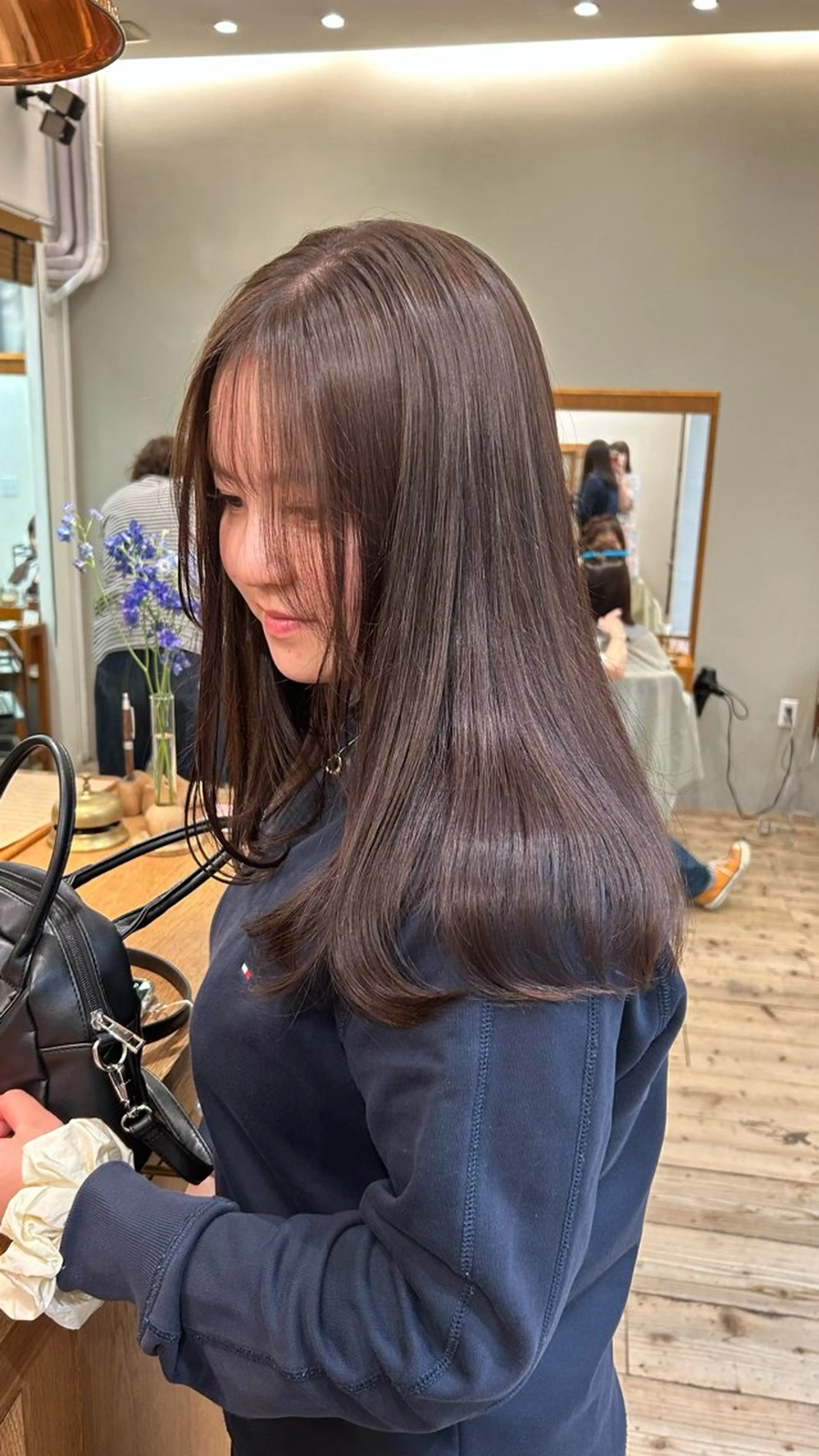 ロング カラー 透明感カラー トリートメント 似合わせパーマ 🪷なりたりみのヘアスタイル