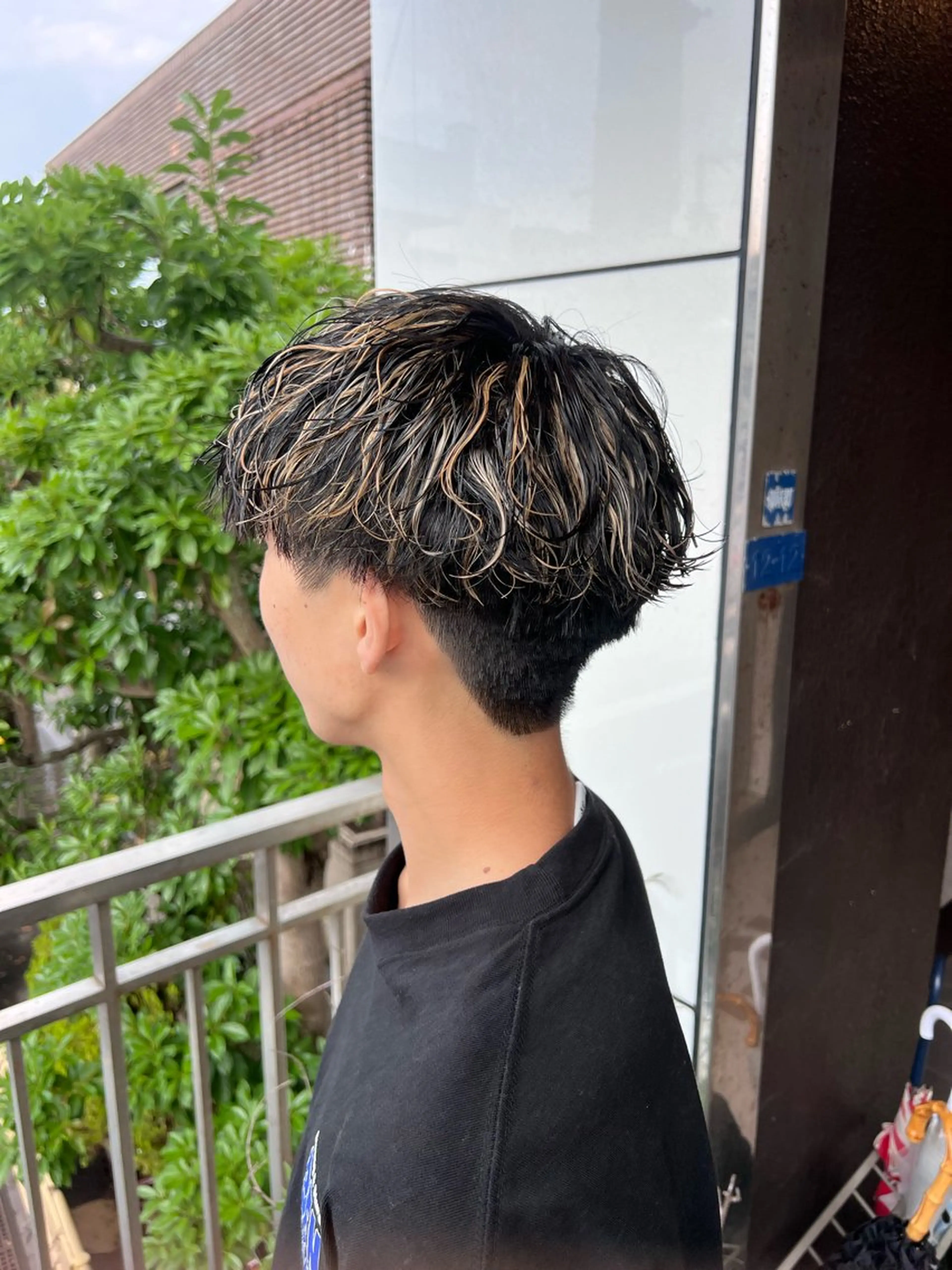 ショート パーマ メンズ パーマ 鎌倉/アレンジ/暗髪 /髪質改善/ ユキミのヘアスタイル