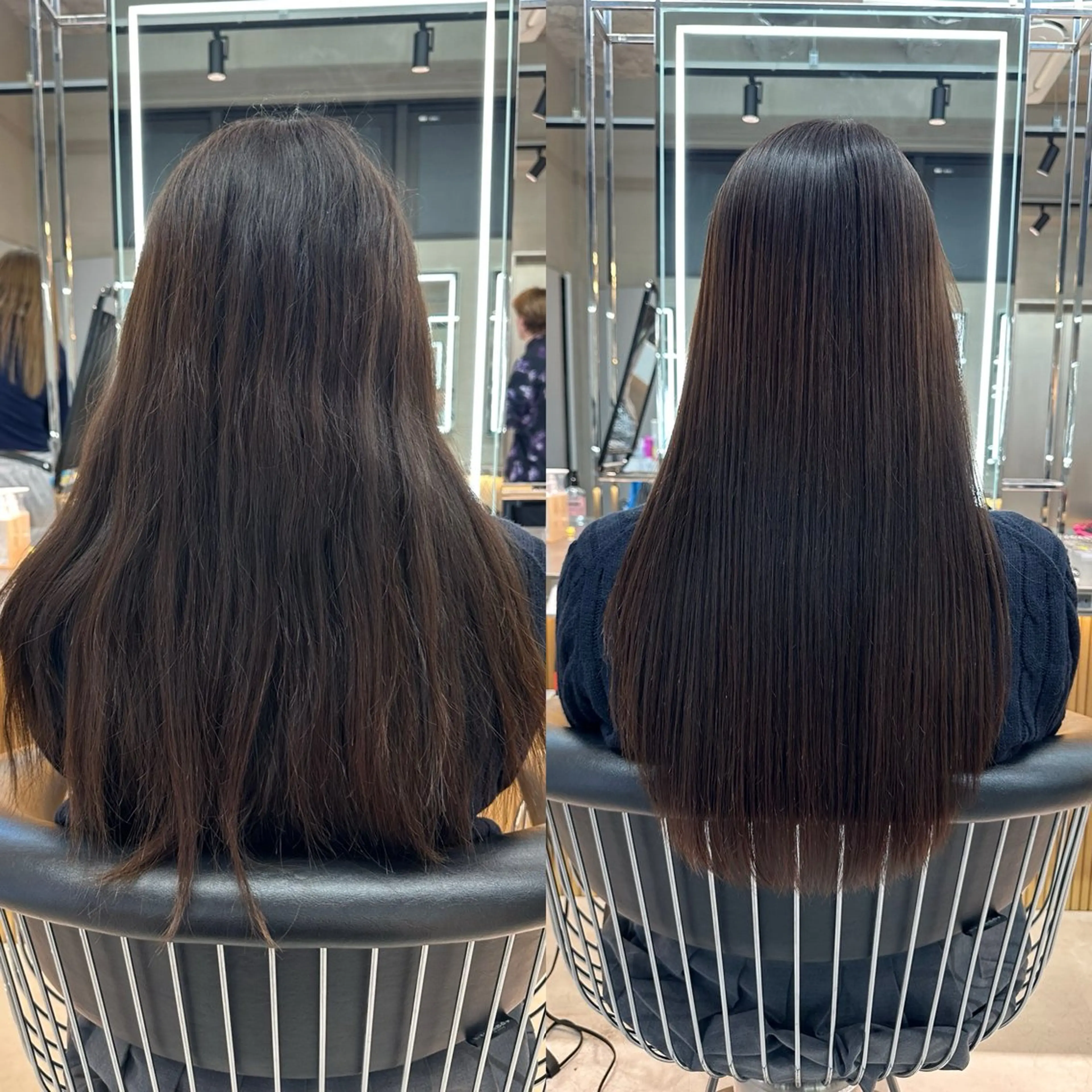 ロング カット 縮毛矯正 トリートメント ✨髪質改善特化✨副 店長椎葉信乃介のヘアスタイル