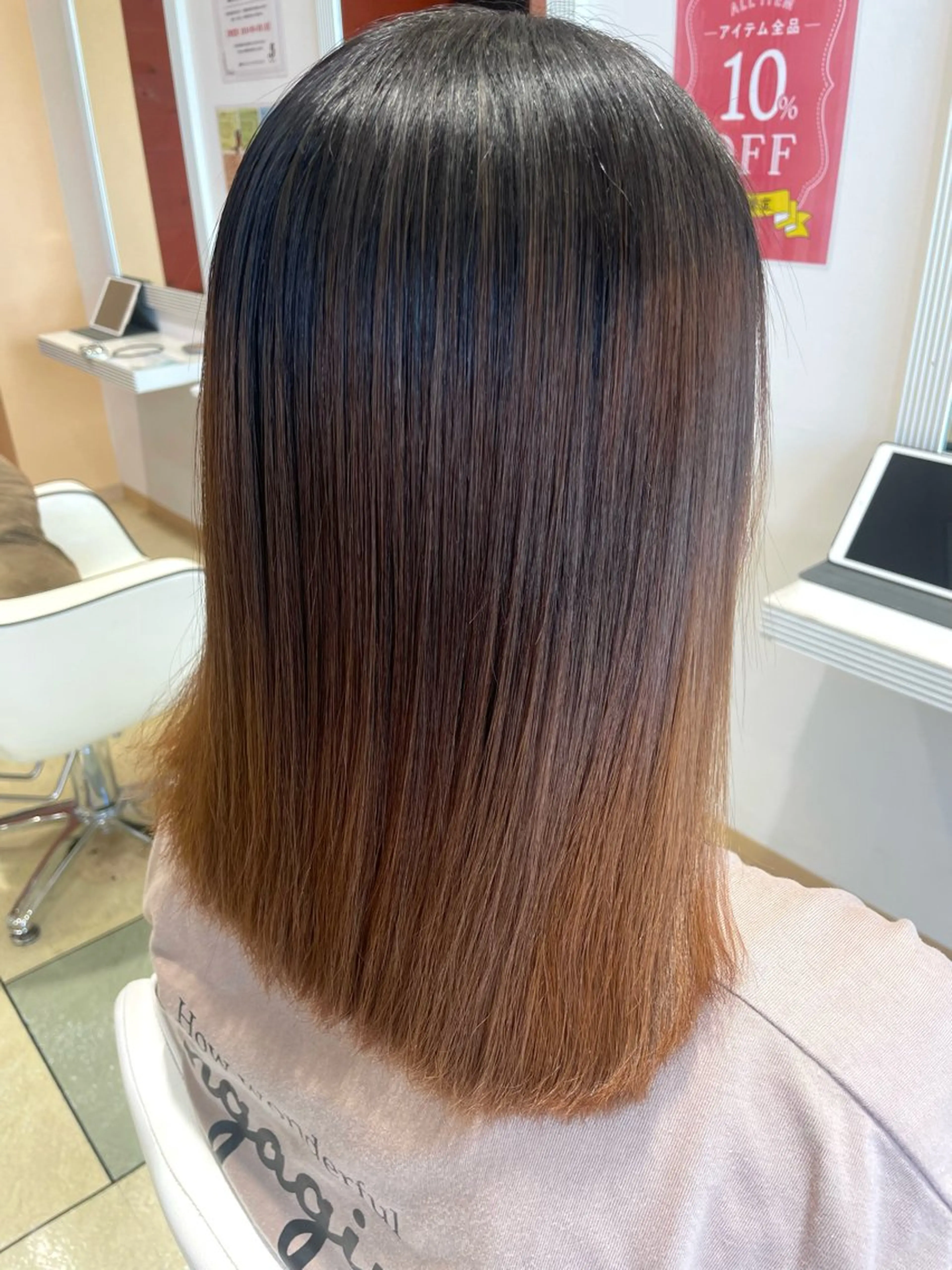 セミロング 【史上最高】口コミ No.1/ナツキのヘアスタイル