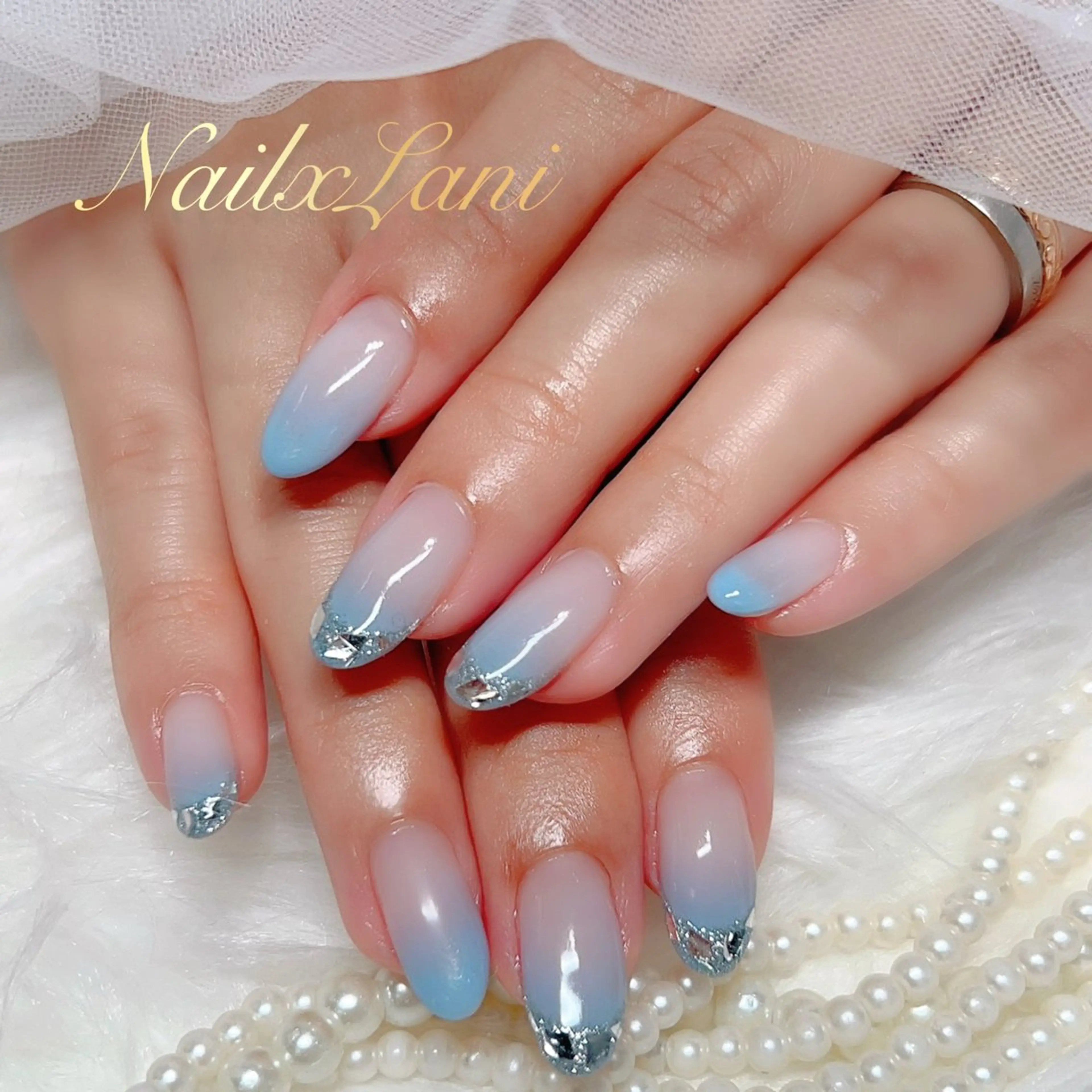 ネイル フットネイル ジェルネイル マグネットネイル パラジェル ネイルチップ Nail×Lani 深爪矯正対応◎のネイルデザイン