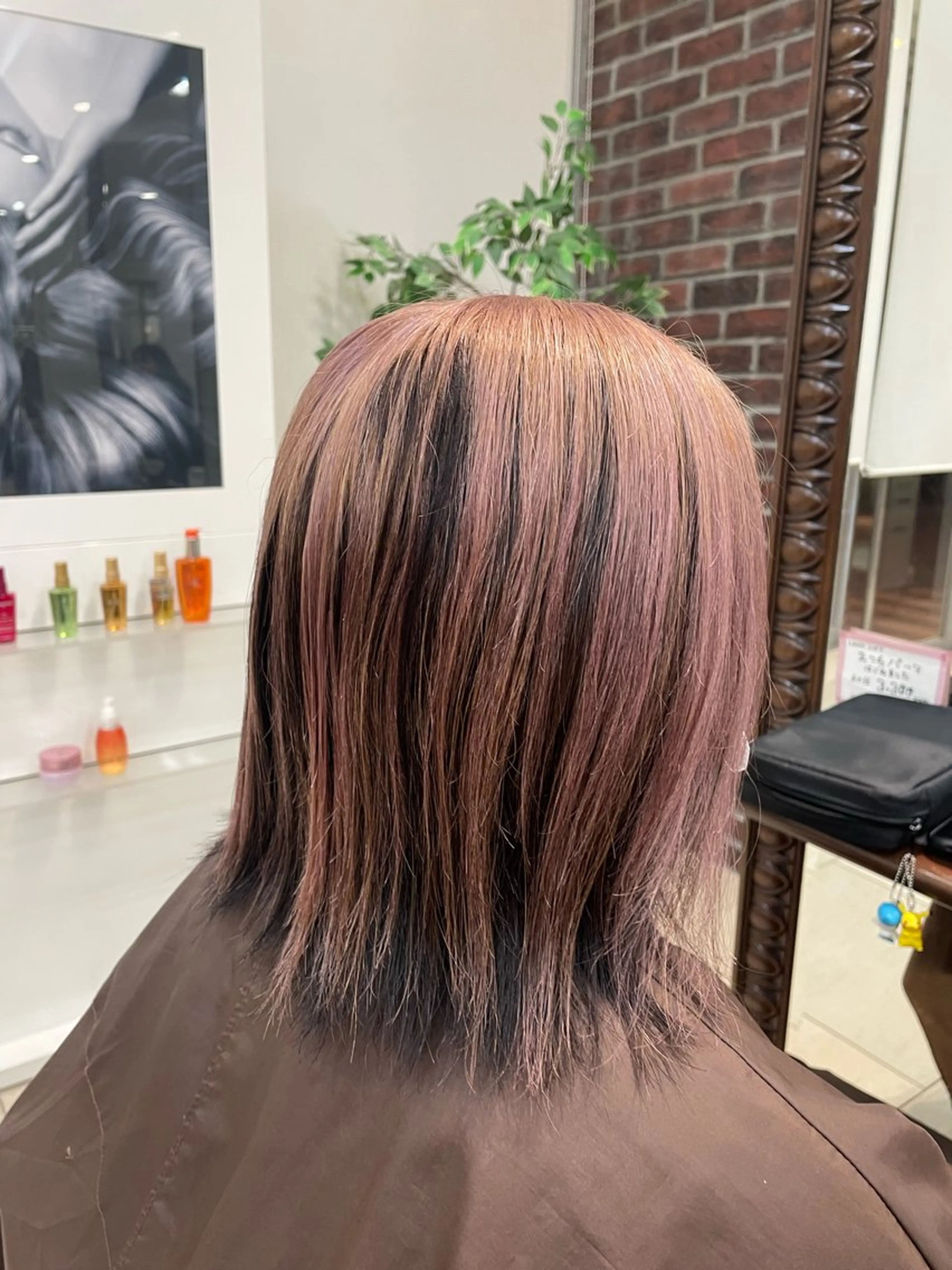 カラー ヘアカラー トリートメント 平 真亜里のヘアスタイル